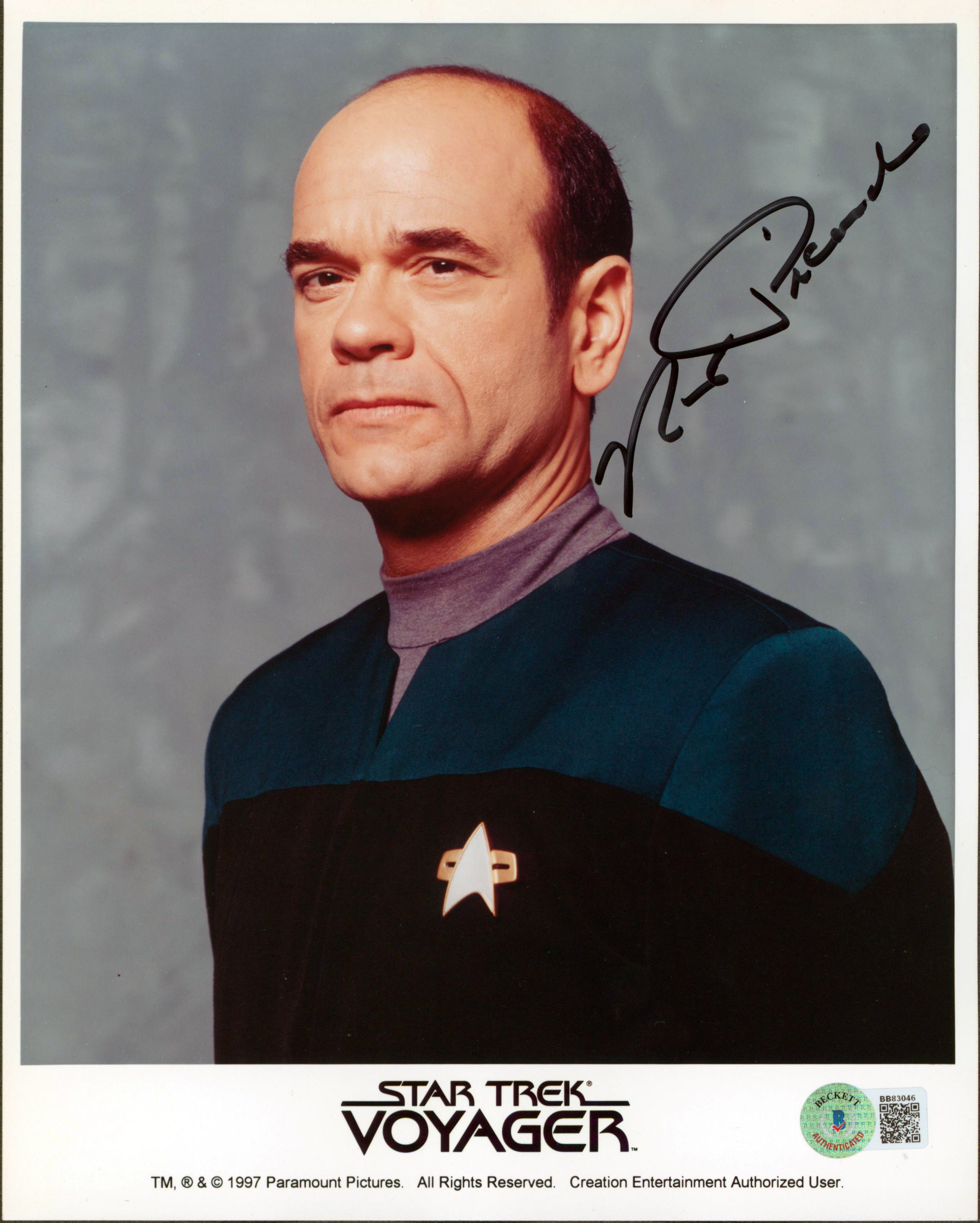 Robert Picardo Star Trek Voyager Authentic Signed 8x10 Promo Photo BAS #BB83046