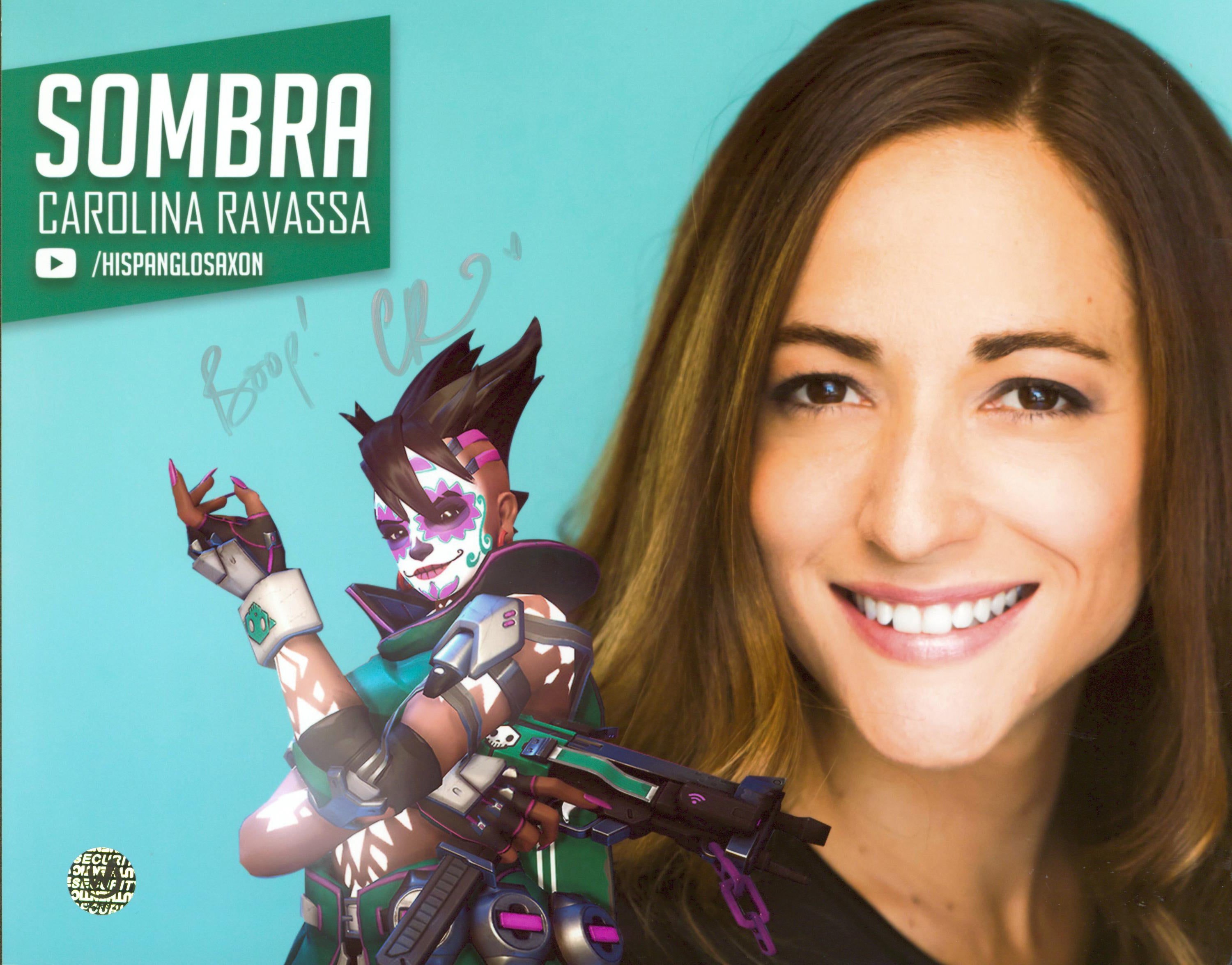 Carolina Ravassa Overwatch "Boop!" Authentic Signed 8x10 Photo Wizard World 2