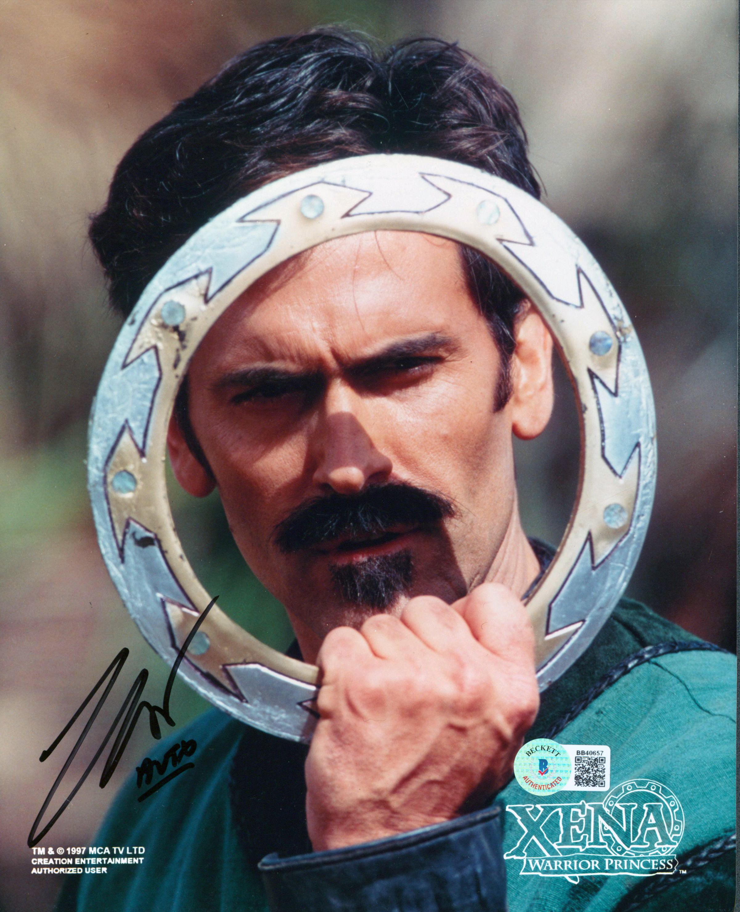 Bruce Campbell Xena Warrior Princess Authentic Signed 8x10 Photo BAS #BB40657