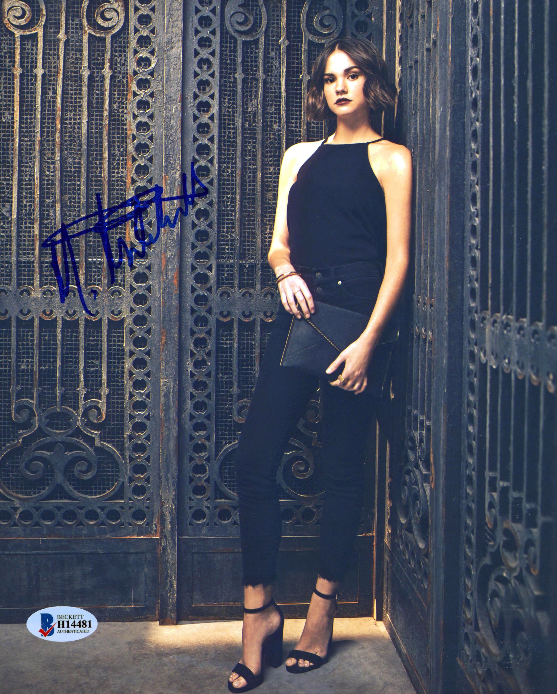 Maia Mitchell Good Trouble Authentic Signed 8x10 Photo Autographed BAS #H14481