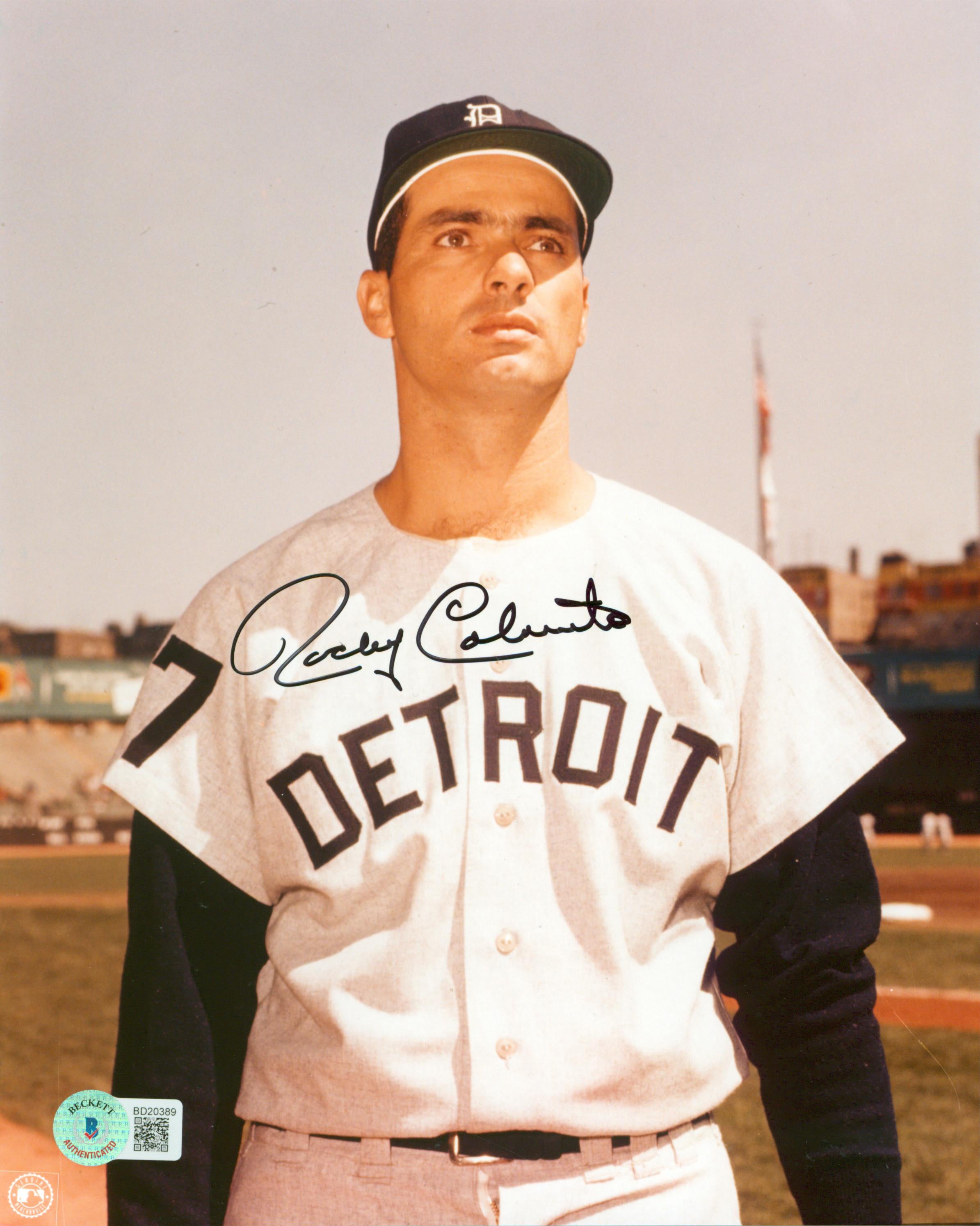 Tigers Rocky Colavito Authentic Signed 8x10 Vertical Photo Autographed BAS
