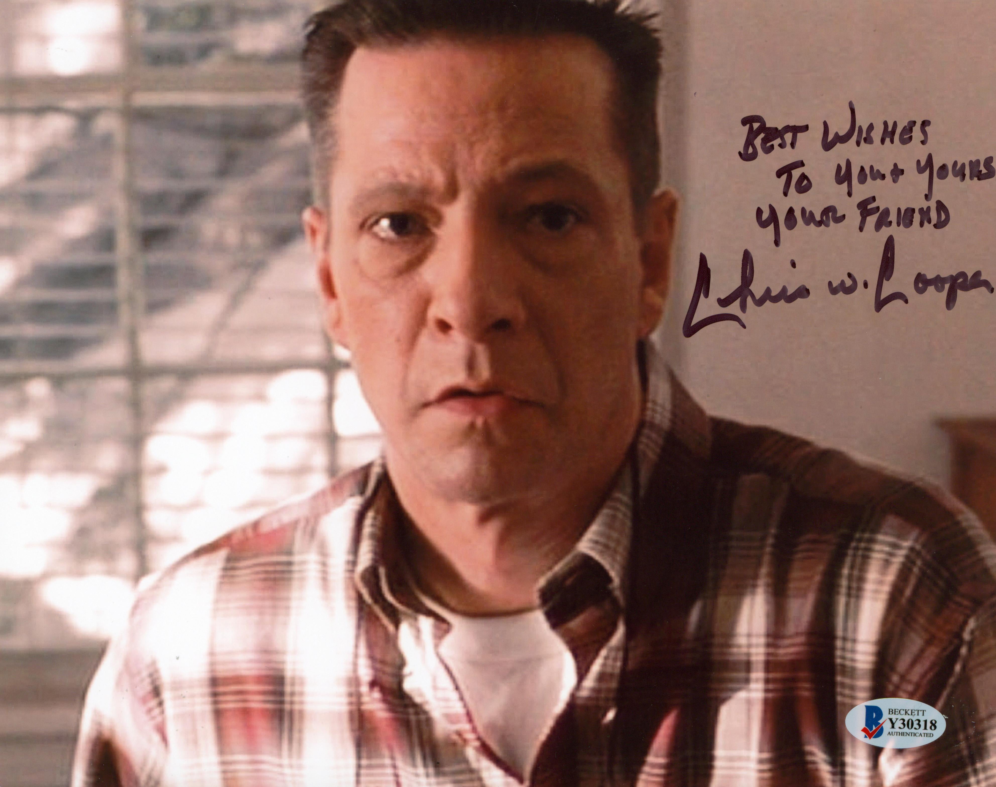 Chris Cooper American Beauty "Best Wishes" Signed 8x10 Photo BAS #Y30318