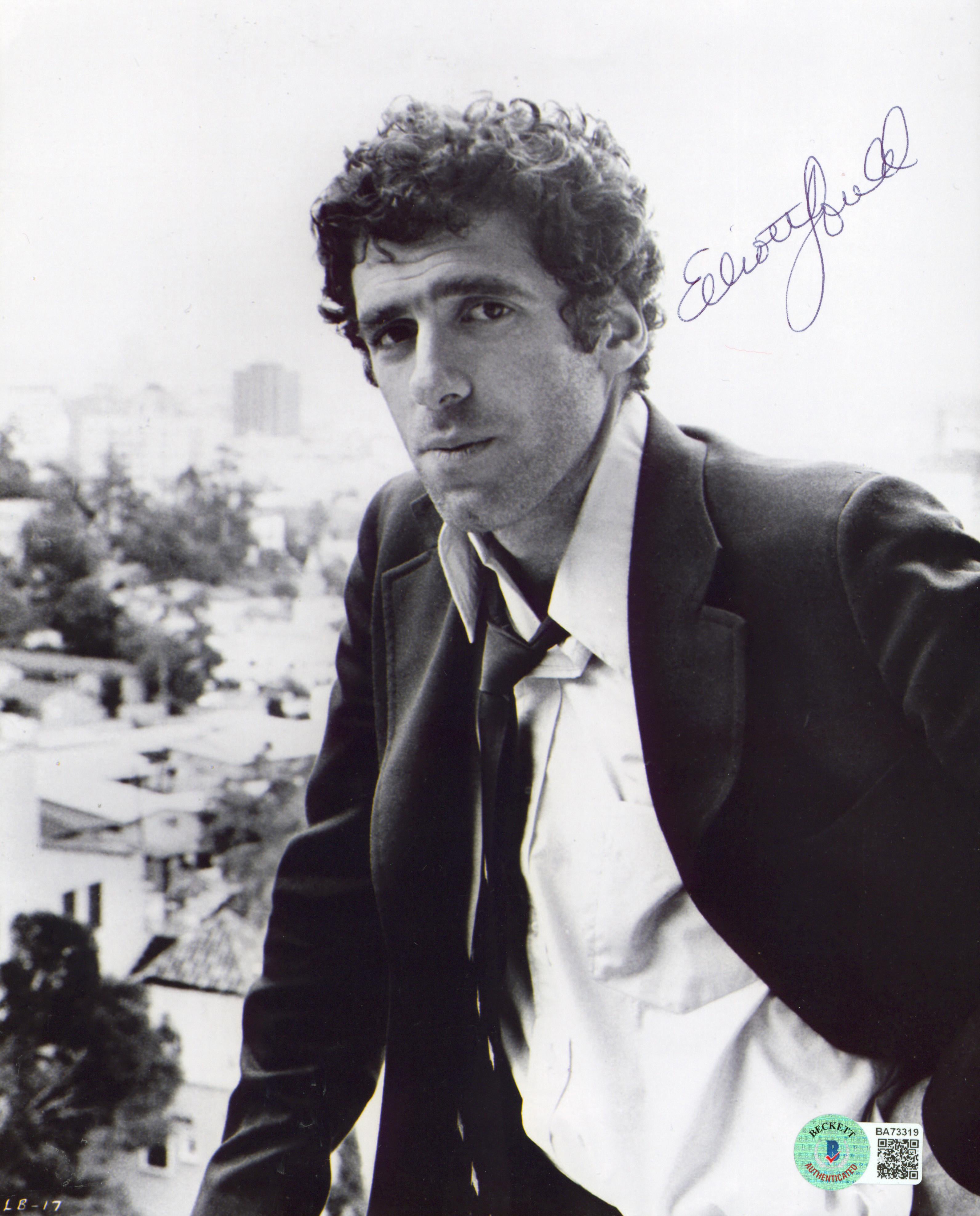 Elliott Gould The Long Goodbye Authentic Signed 8x10 Photo BAS #BA73319