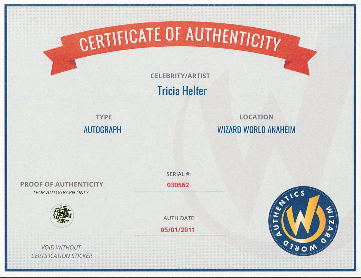 Tricia Helfer Lucifer Authentic Signed 8x10 Photo Autographed Wizard World
