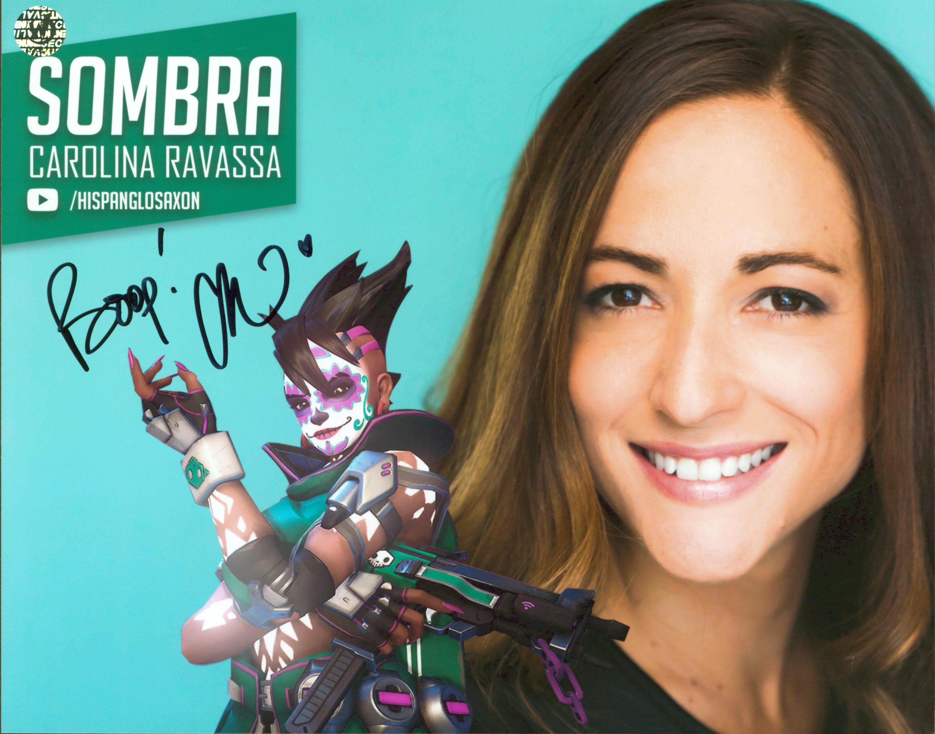 Carolina Ravassa Overwatch Authentic Signed 8x10 Photo Autographed Wizard World