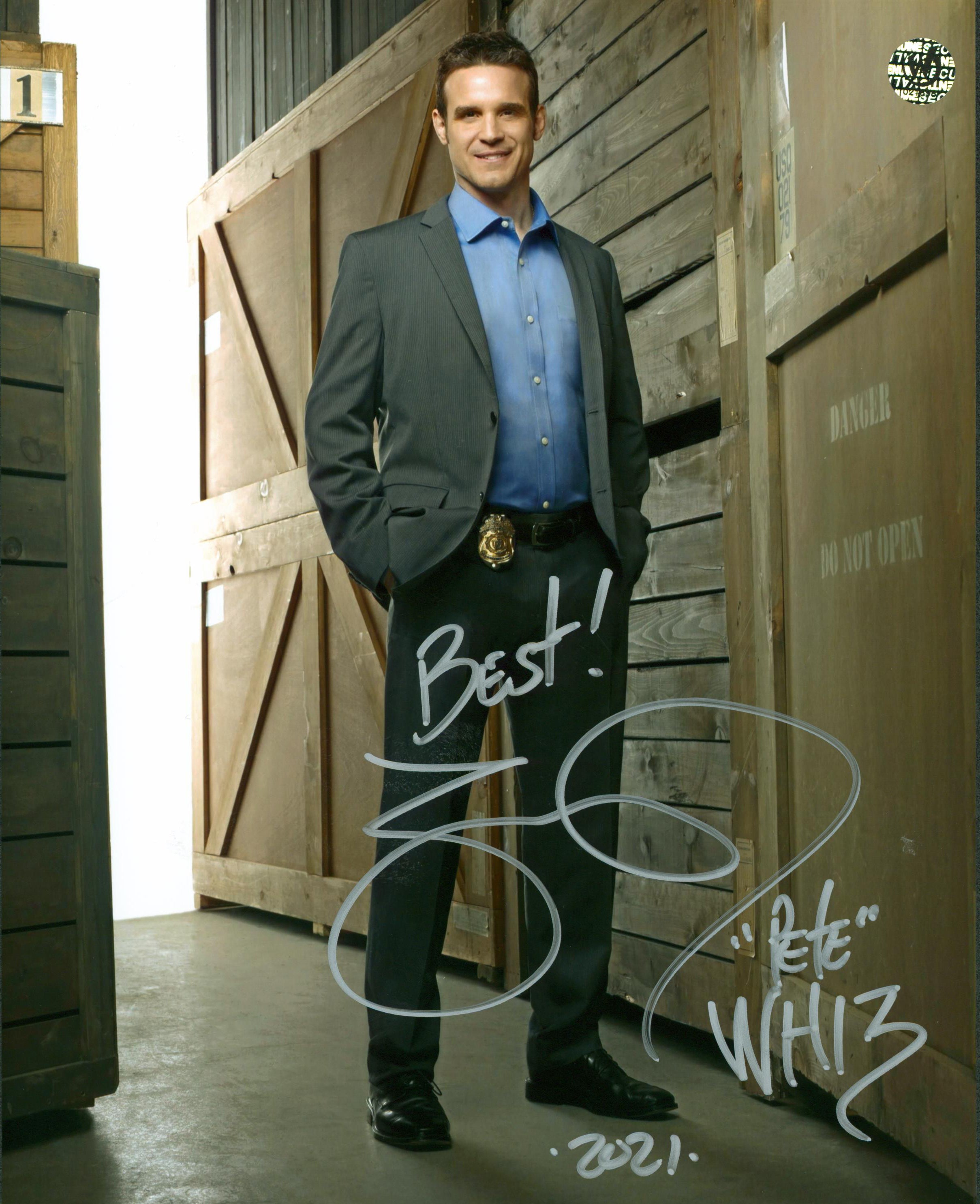 Eddie McClintock Warehouse 13 "Pete Whiz" Signed 8x10 Photo Wizard World 2