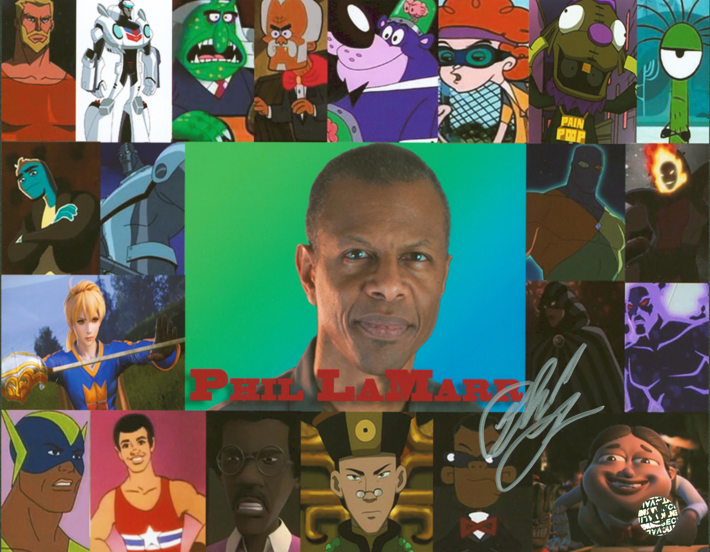 Phil LaMarr Samurai Jack Authentic Signed 8x10 Photo Autographed Wizard World 2