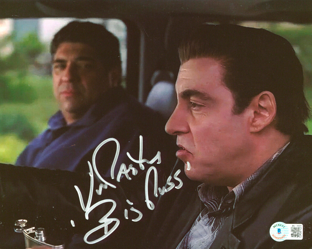 Vincent Pastore The Sopranos "Big Puss" Authentic Signed 8x10 Photo BAS #BC13699