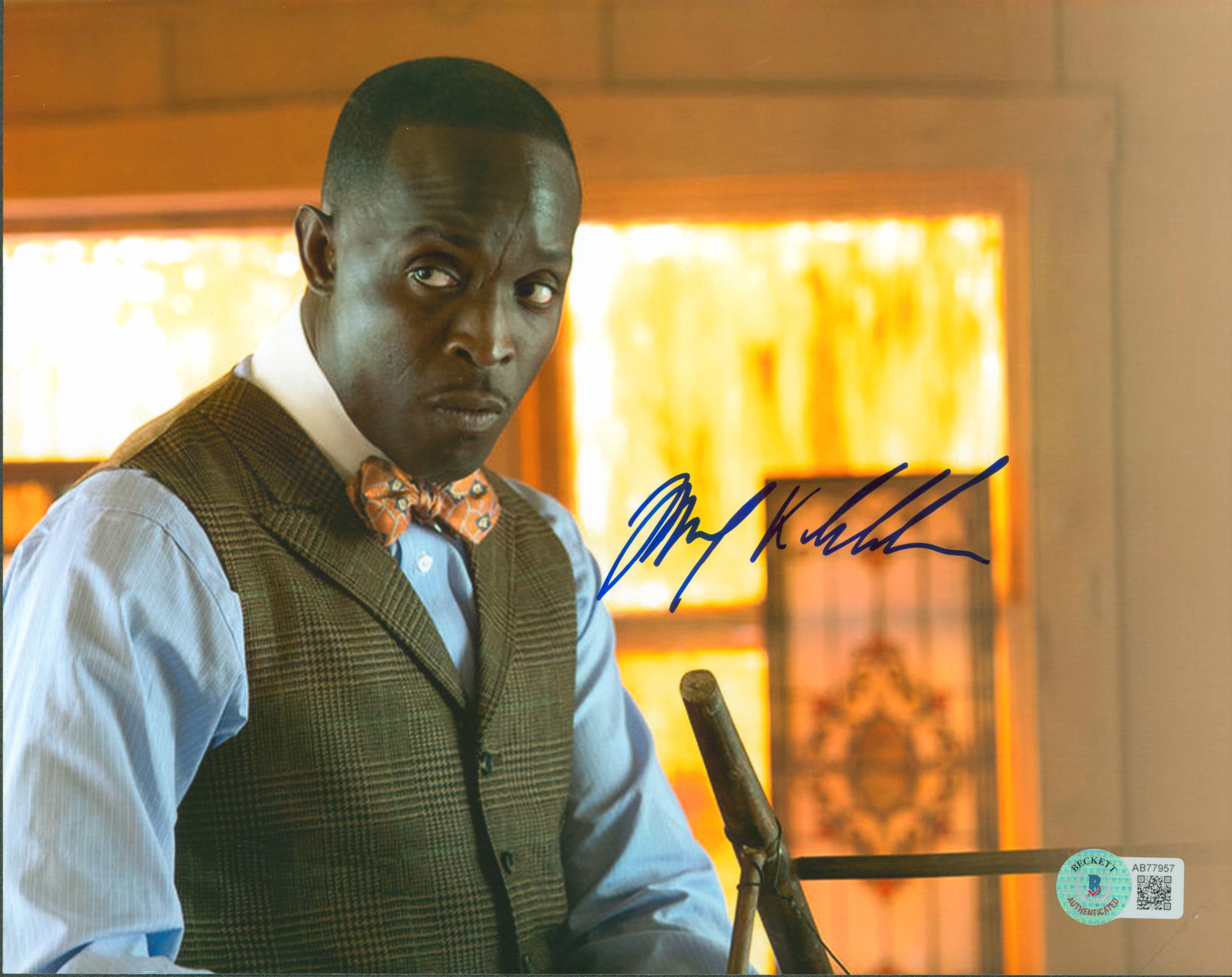 Michael K. Williams The Wire Authentic Signed 8x10 Photo RIP BAS #AB77957