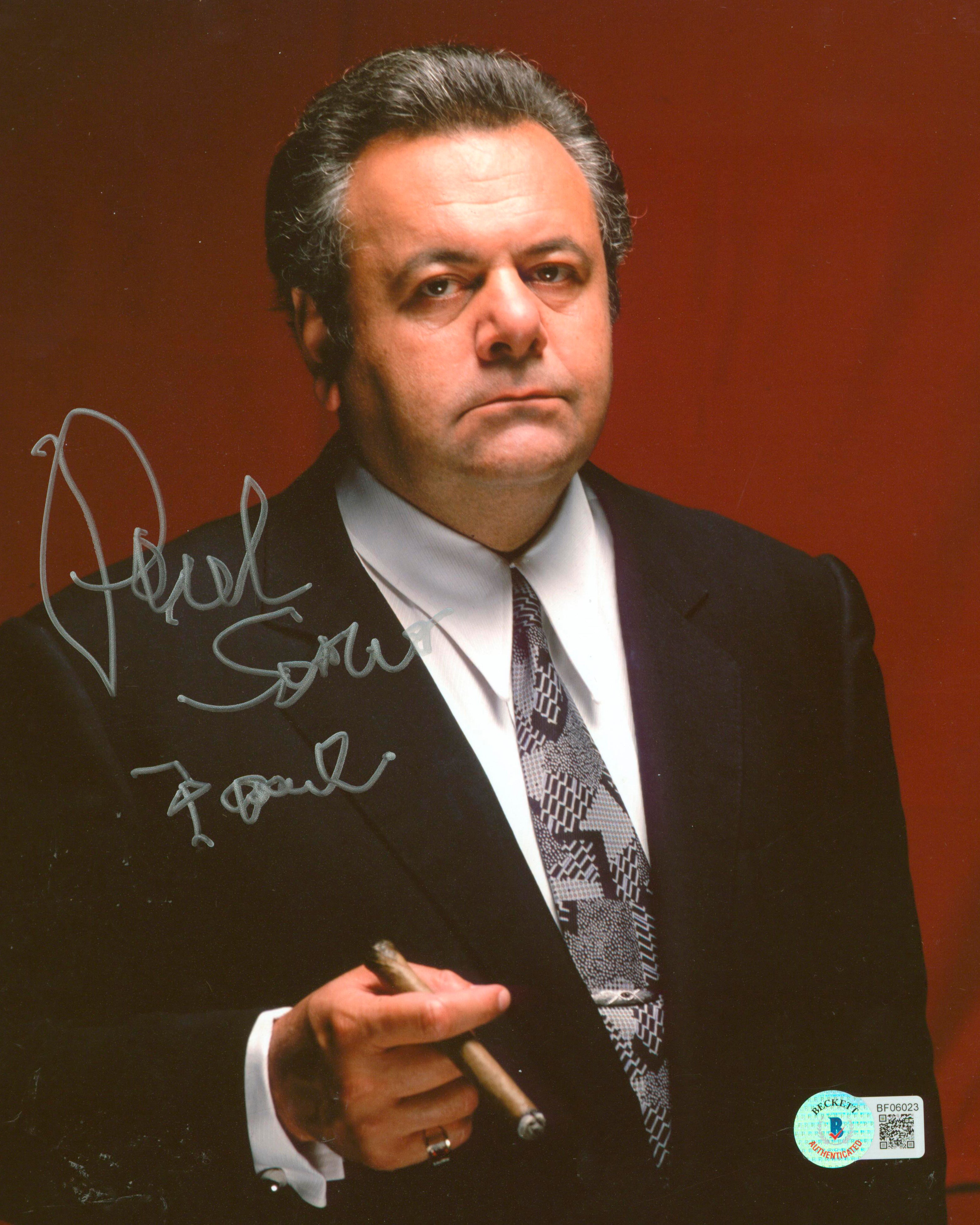 Paul Sorvino Goodfellas "Paulie" Authentic Signed 8x10 Photo BAS #BF06023