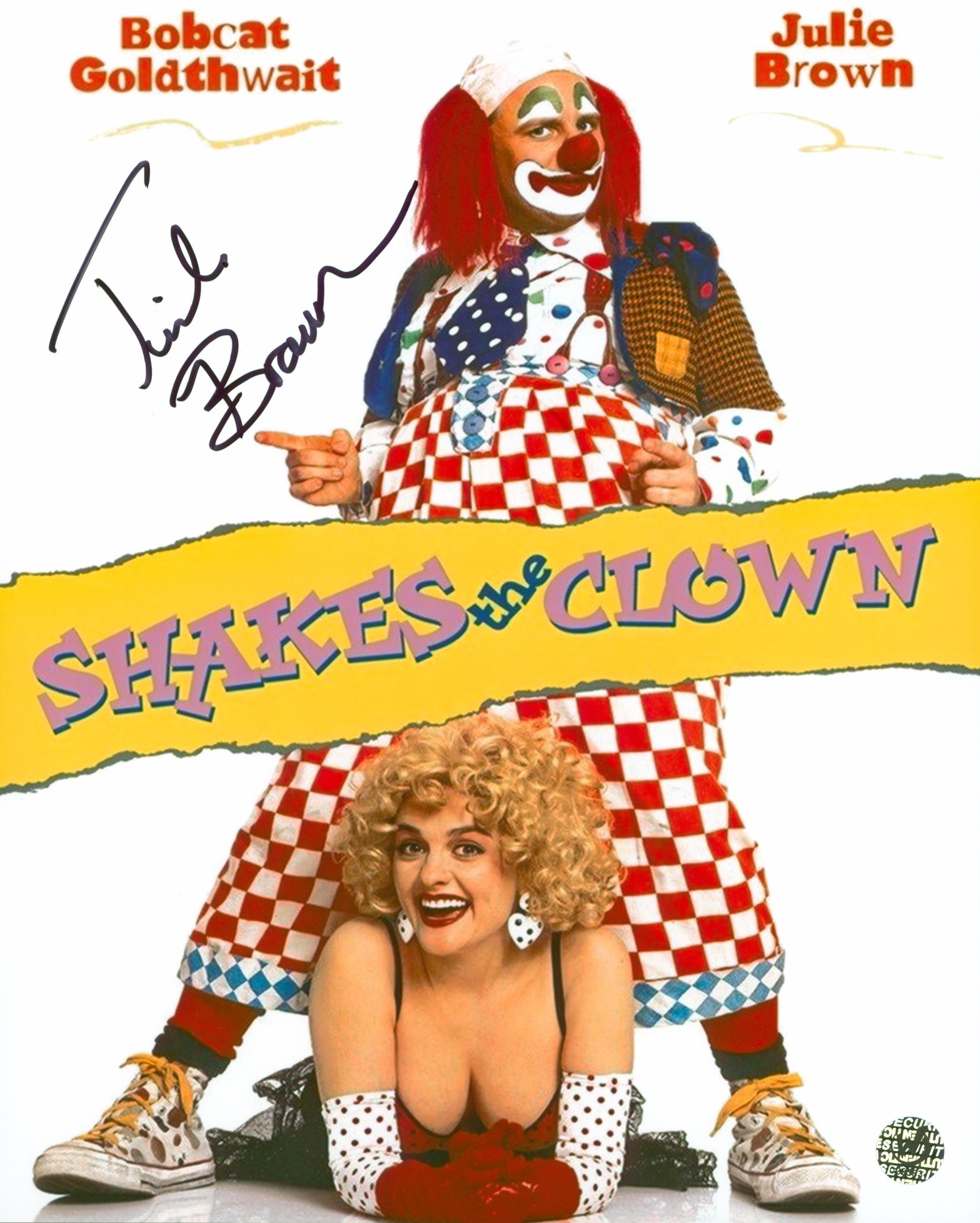 Julie Brown Shakes the Clown Authentic Signed 8x10 Photo Wizard World #029563