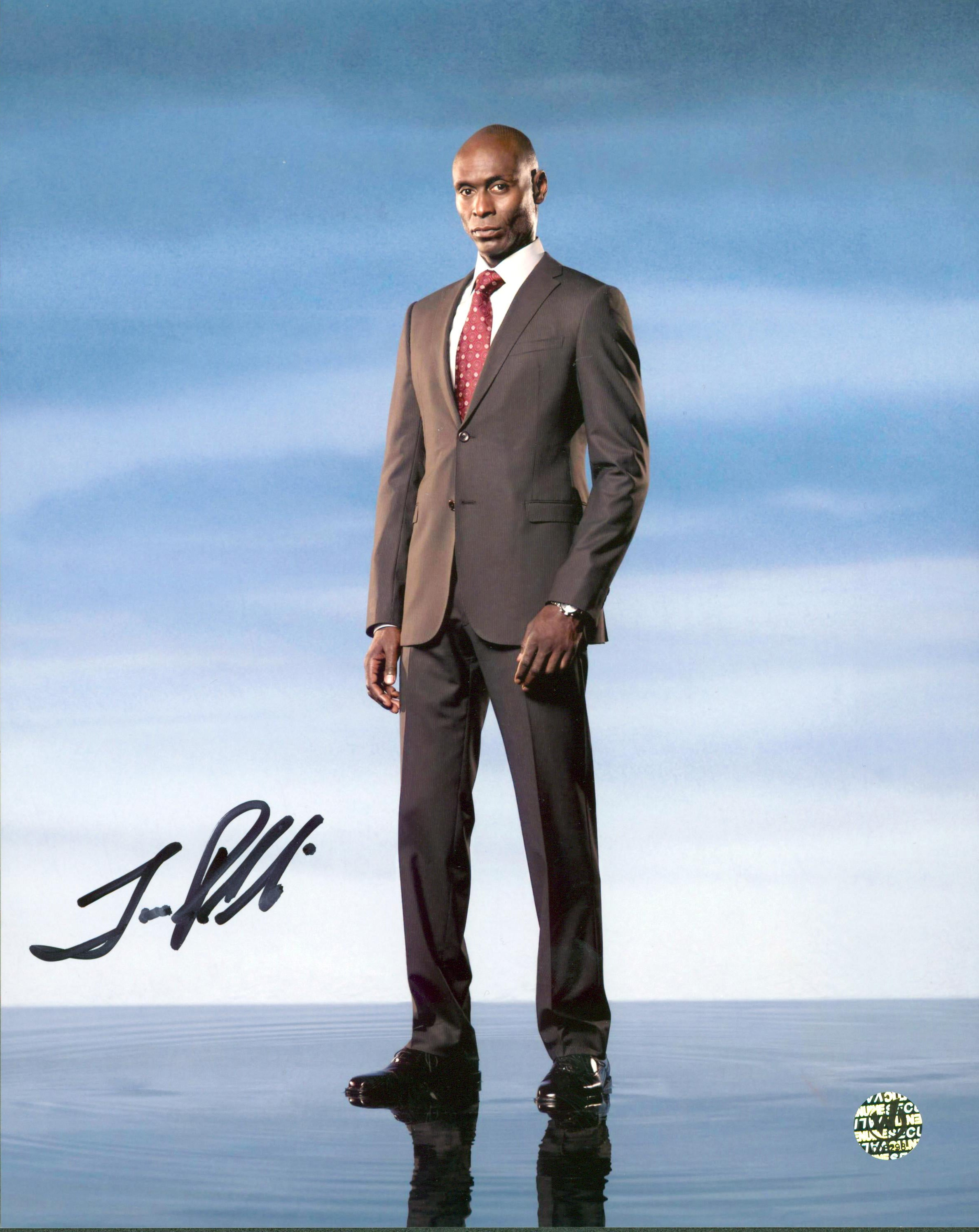 Lance Reddick The Wire Authentic Signed 8x10 Photo Autographed Wizard World 4