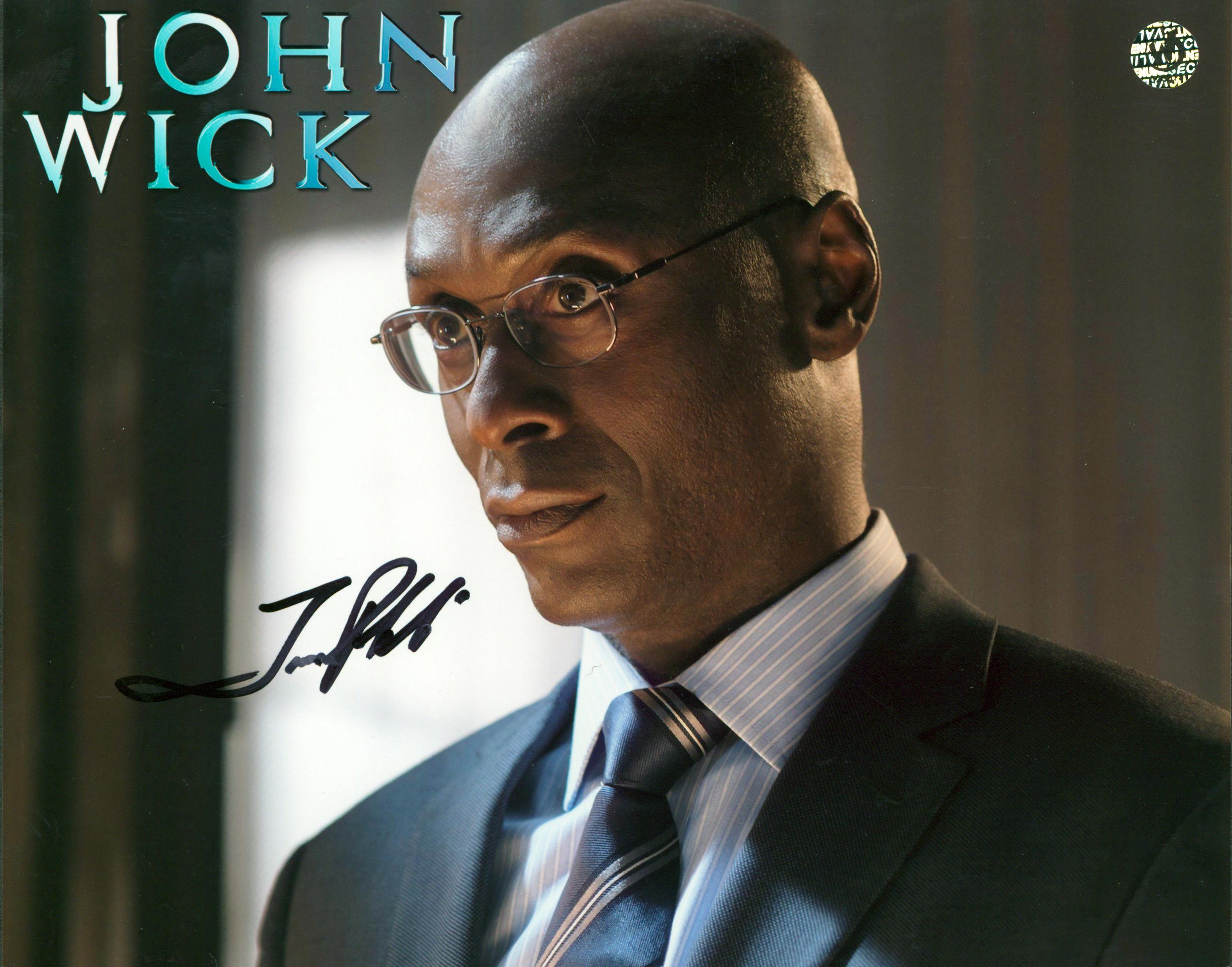 Lance Reddick John Wick Authentic Signed 8x10 Photo Wizard World #023679