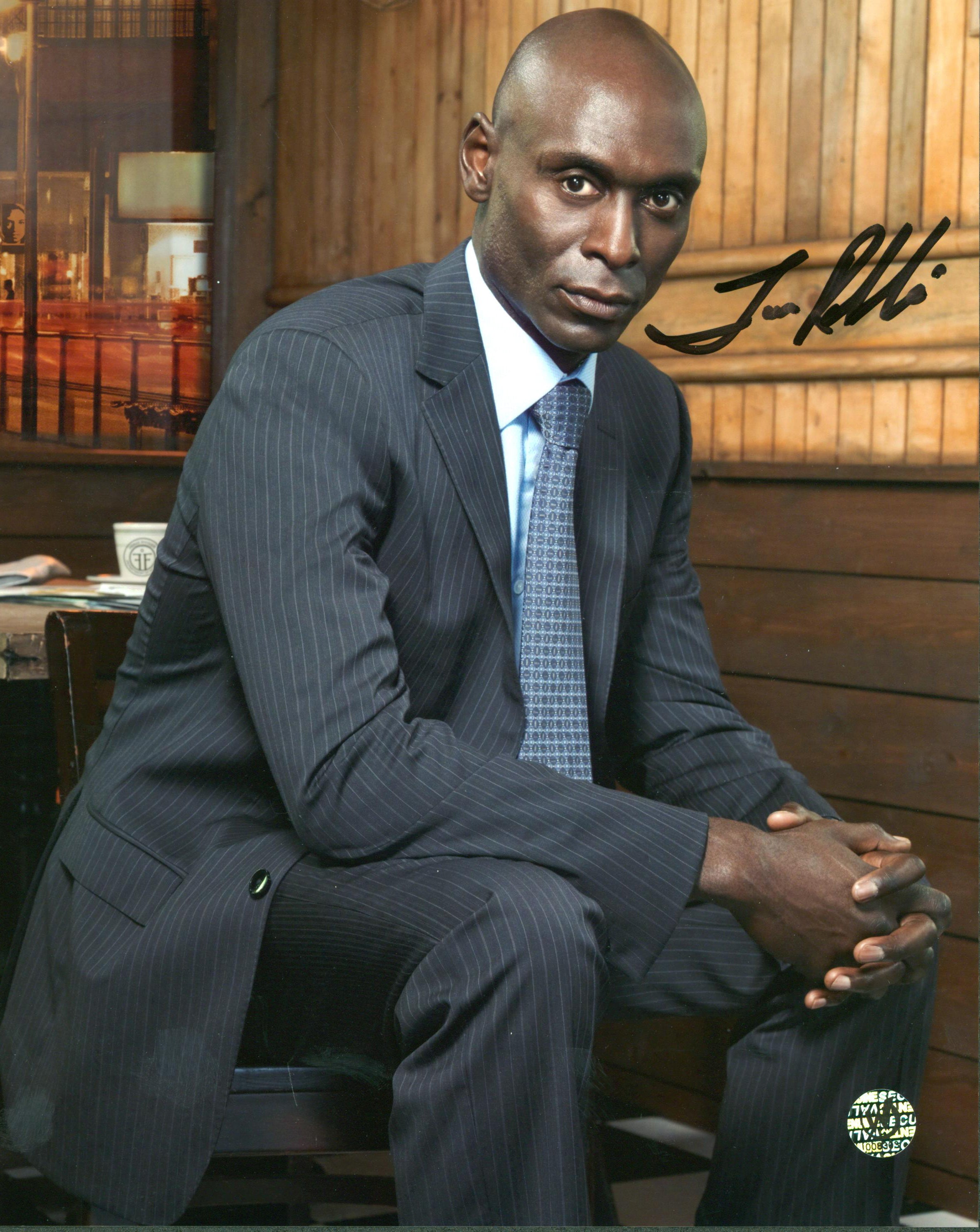 Lance Reddick The Wire Authentic Signed 8x10 Photo Autographed Wizard World 2