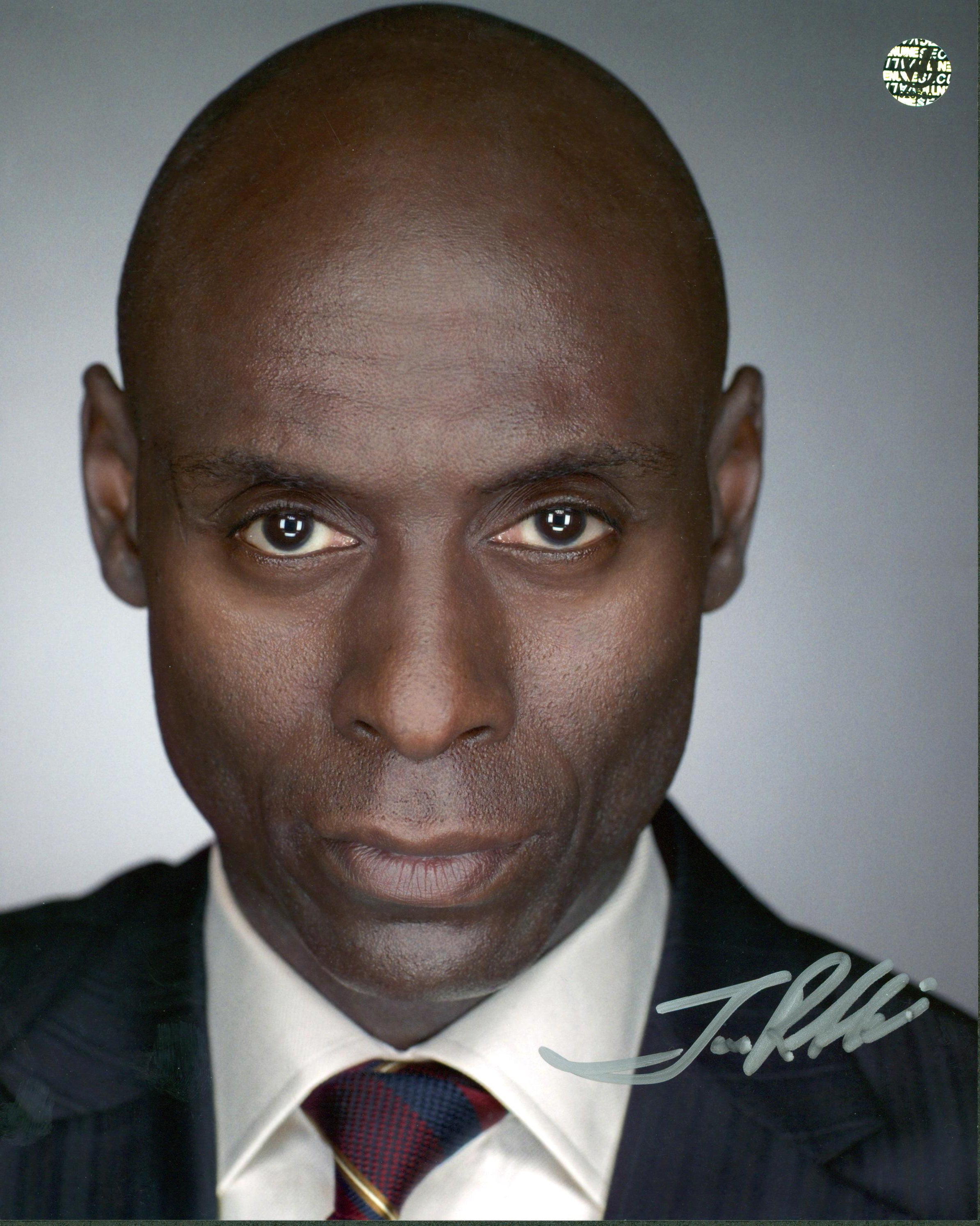 Lance Reddick The Wire Authentic Signed 8x10 Photo Autographed Wizard World 3