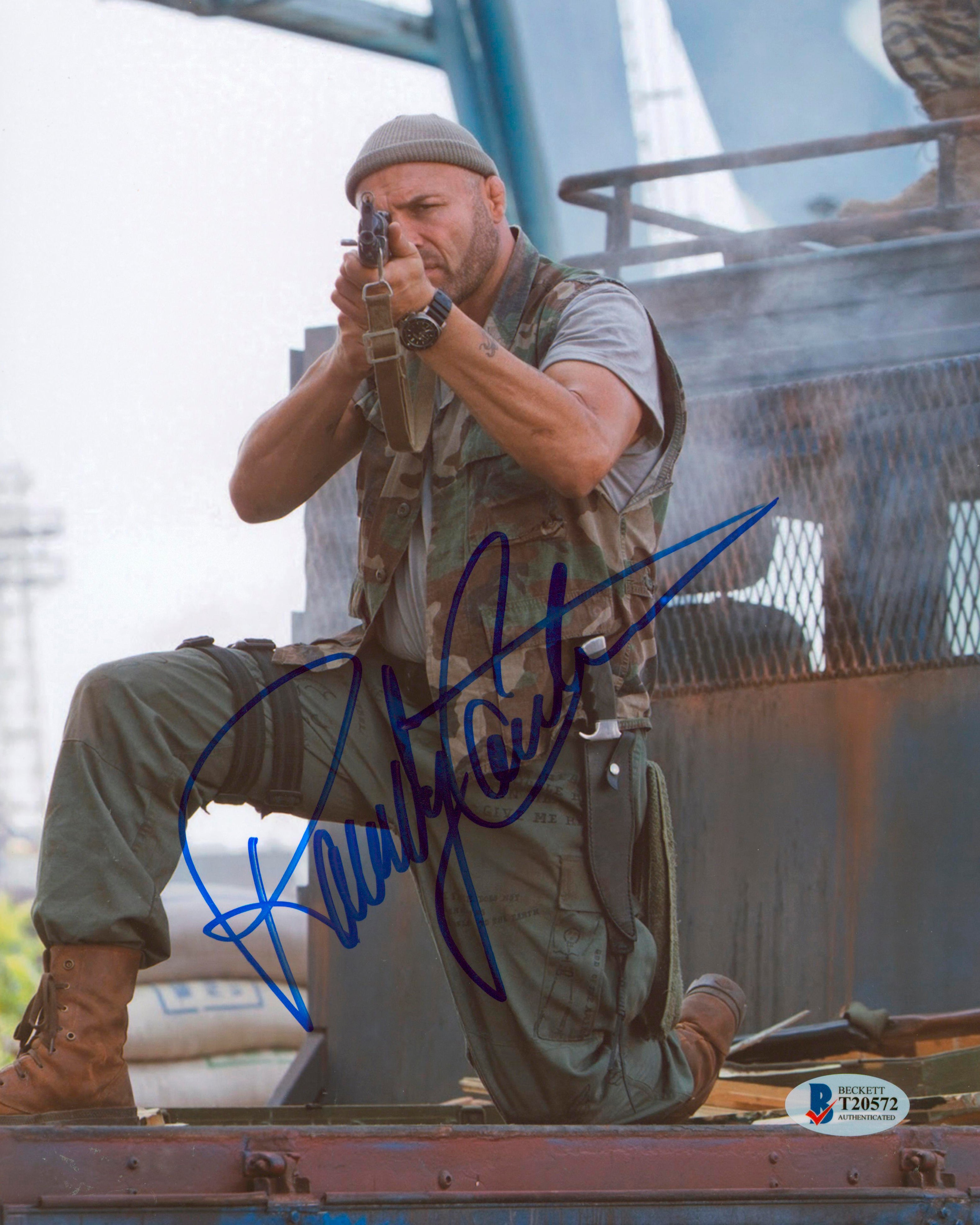 Randy Couture The Expendables 2 Authentic Signed 8x10 Photo BAS #T20572