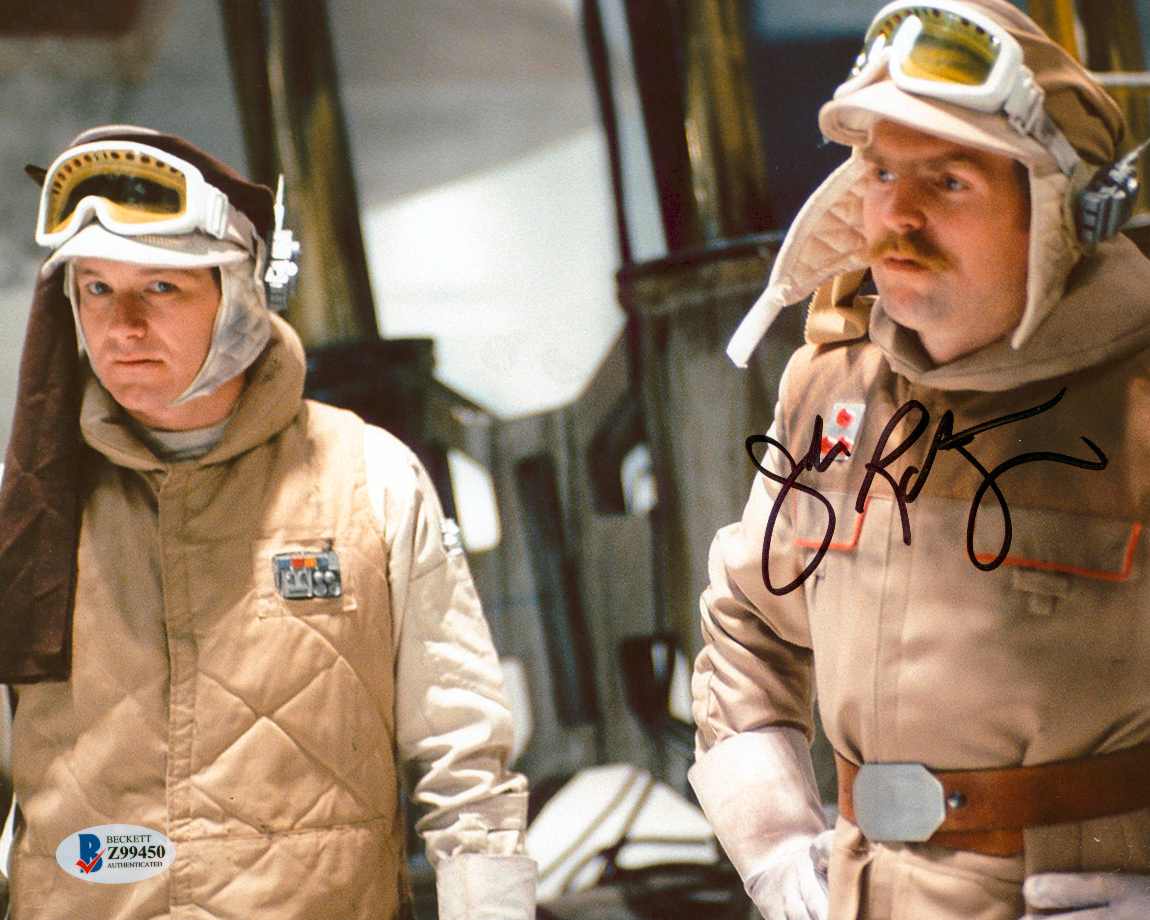 John Ratzenberger Star Wars Empire Strikes Back Signed 8x10 Photo BAS #Z99450