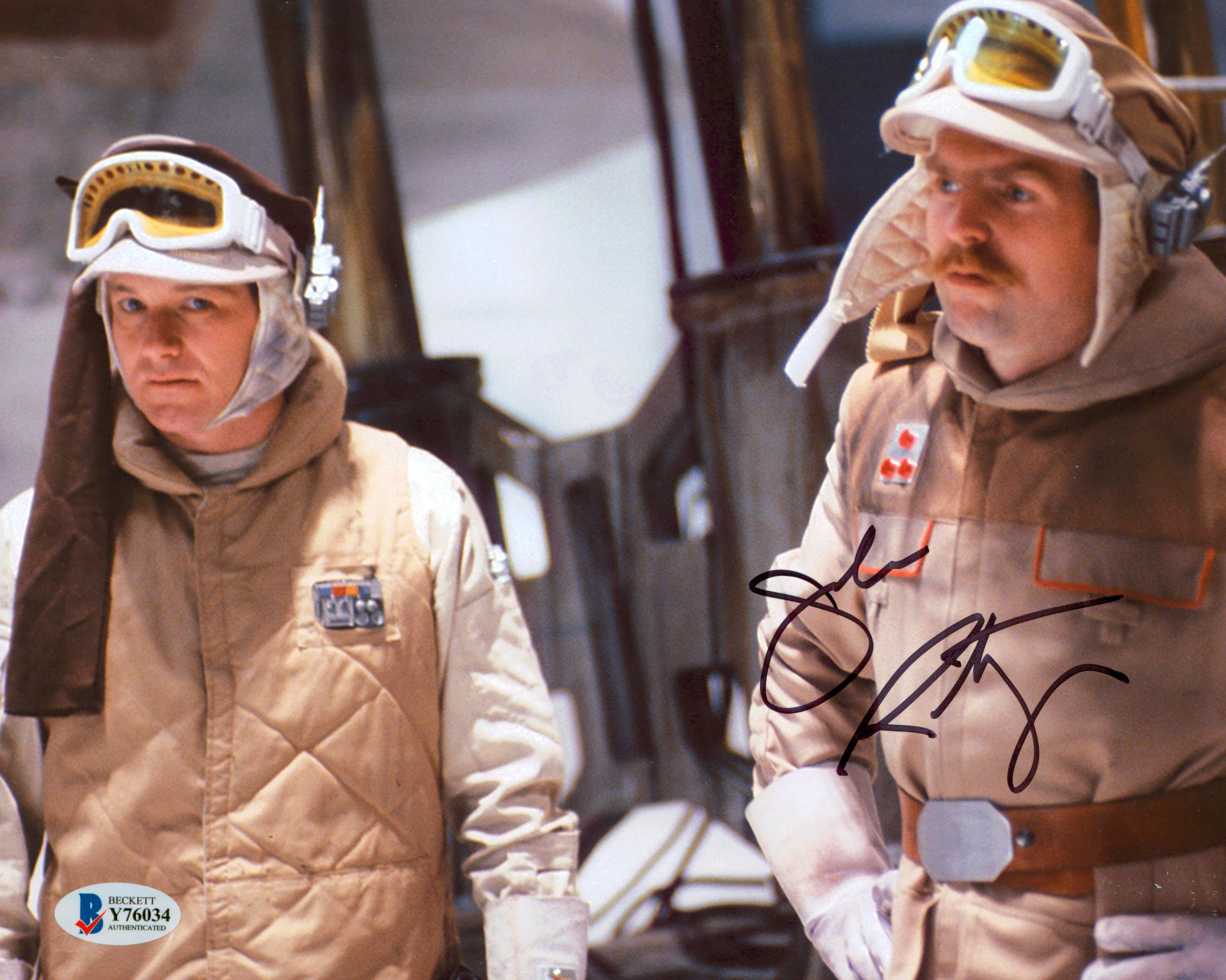 John Ratzenberger Star Wars Empire Strikes Back Signed 8x10 Photo BAS #Y76034