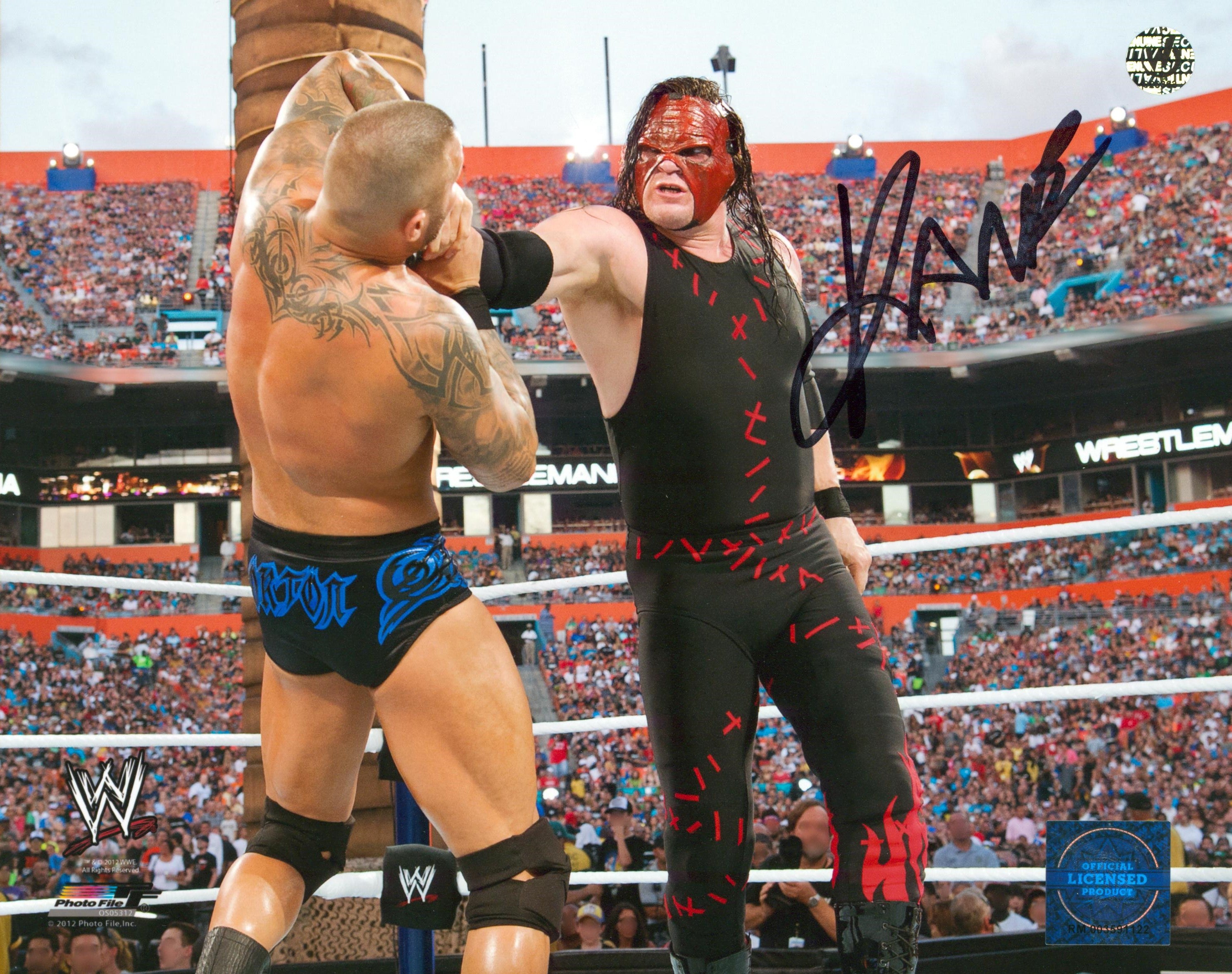 Kane Authentic Signed 8x10 Photo Autographed Wizard World #026363