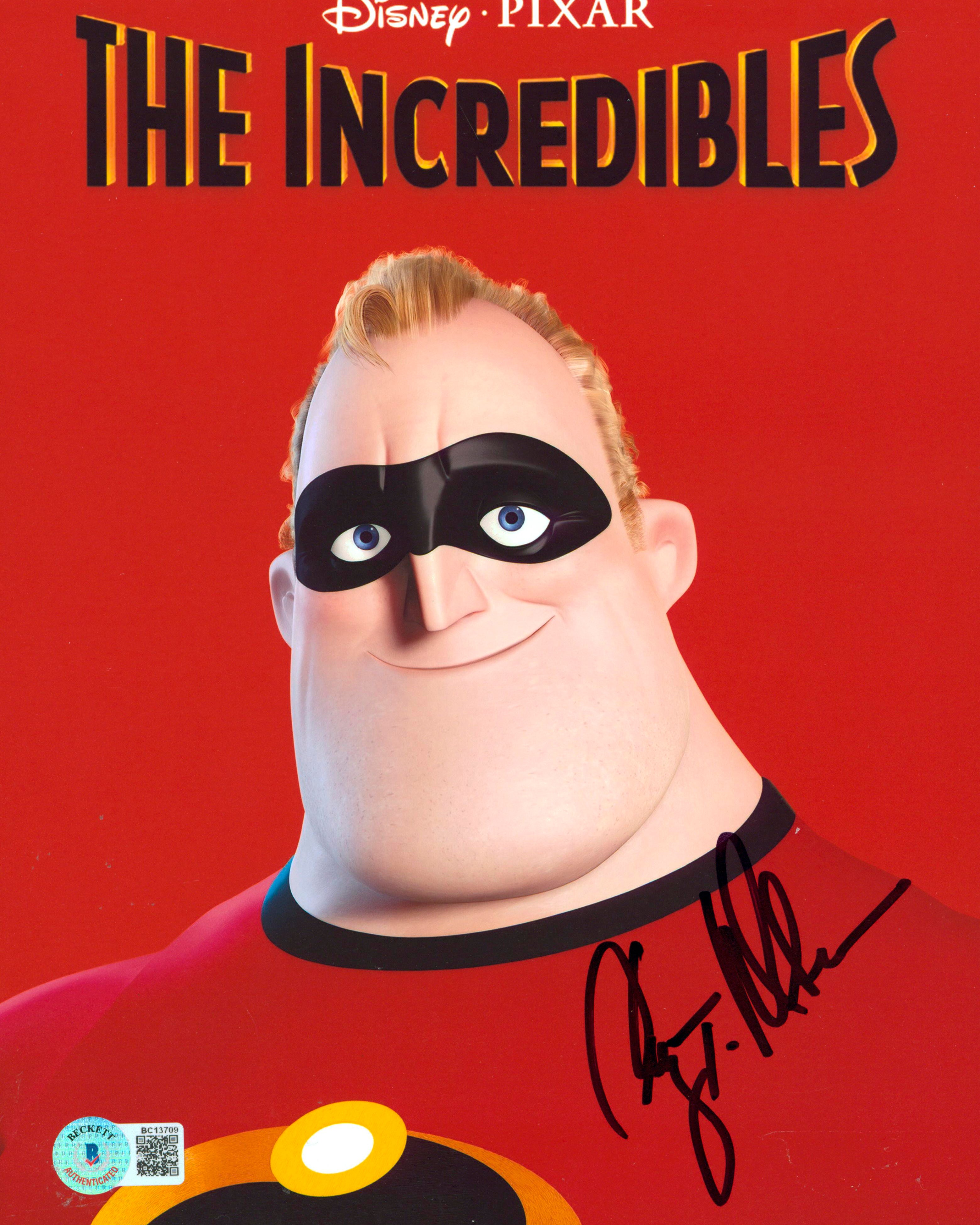 Craig T. Nelson The Incredibles Authentic Signed 8x10 Photo BAS #BC13709