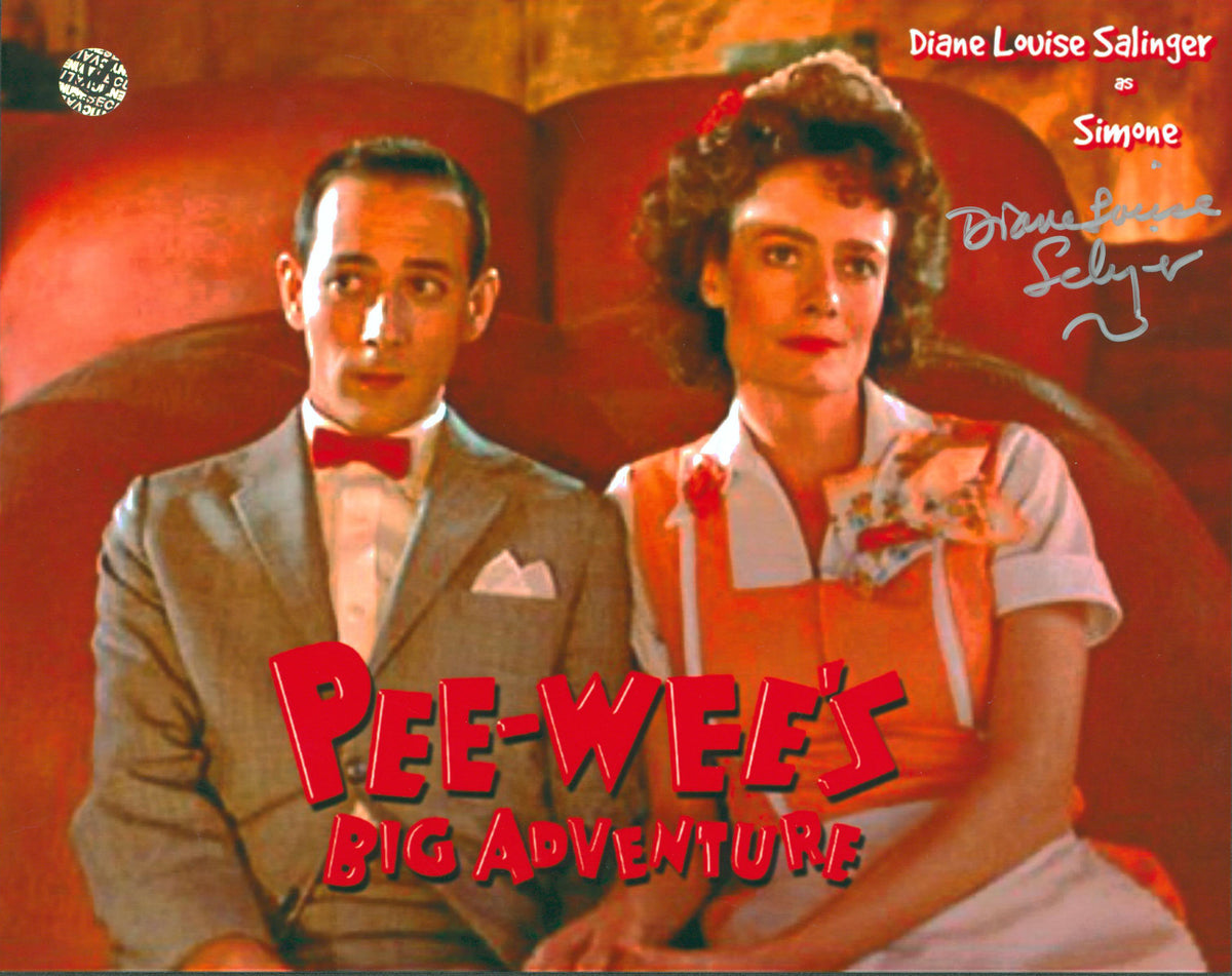 Diane Louise Salinger Pee-Wee's Big Adventure Signed 8x10 Photo Wizard World 1