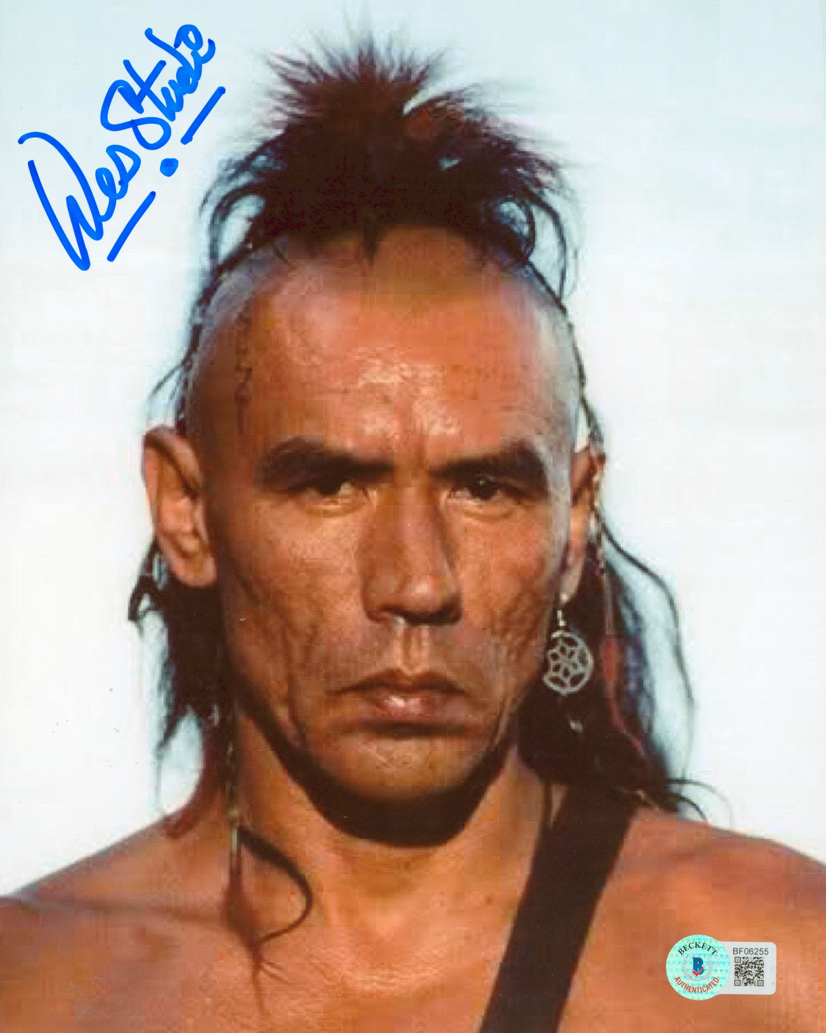 Wes Studi The Last of the Mohicans Authentic Signed 8x10 Photo BAS #BF06255
