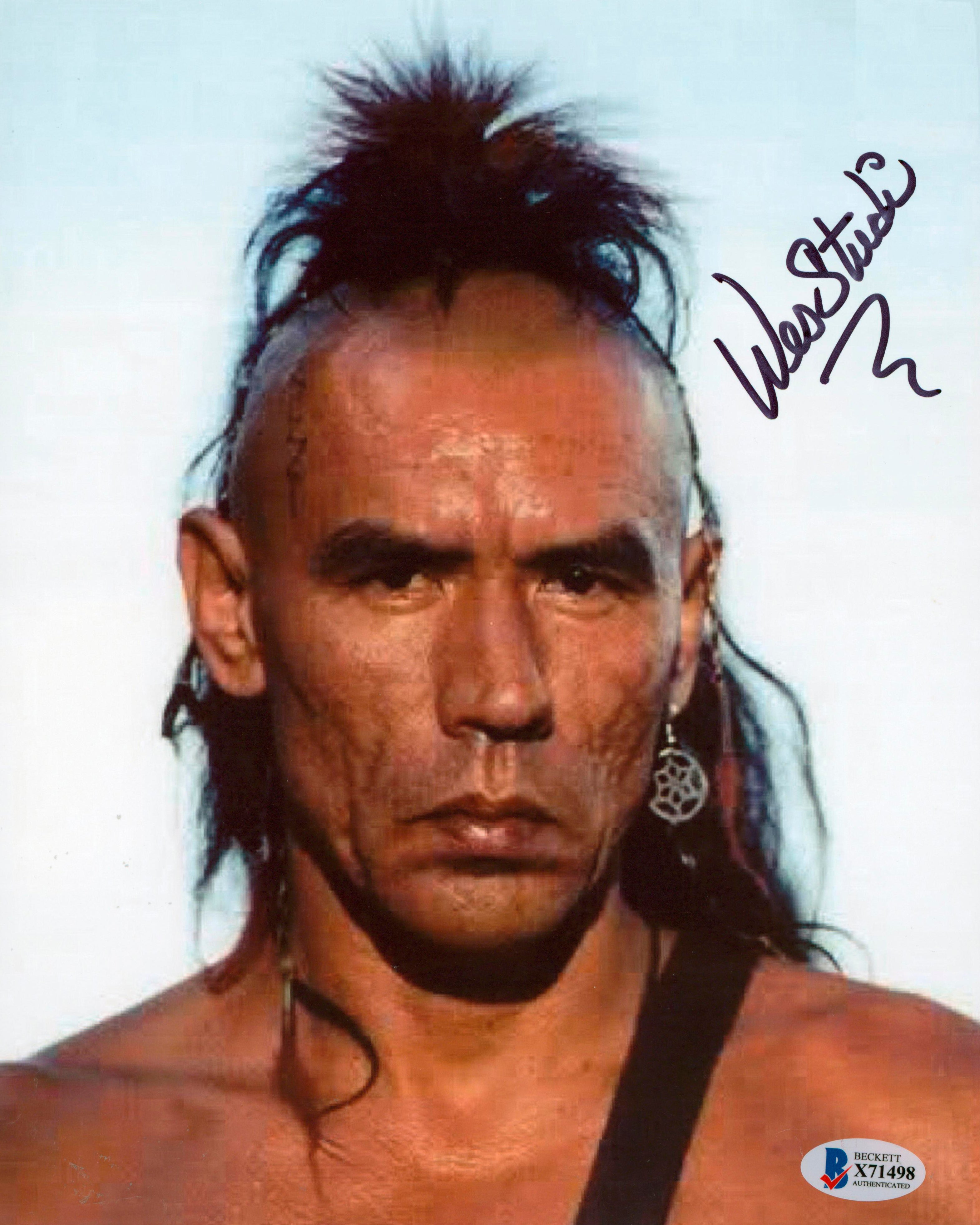 Wes Studi The Last of the Mohicans Authentic Signed 8x10 Photo BAS #X71498
