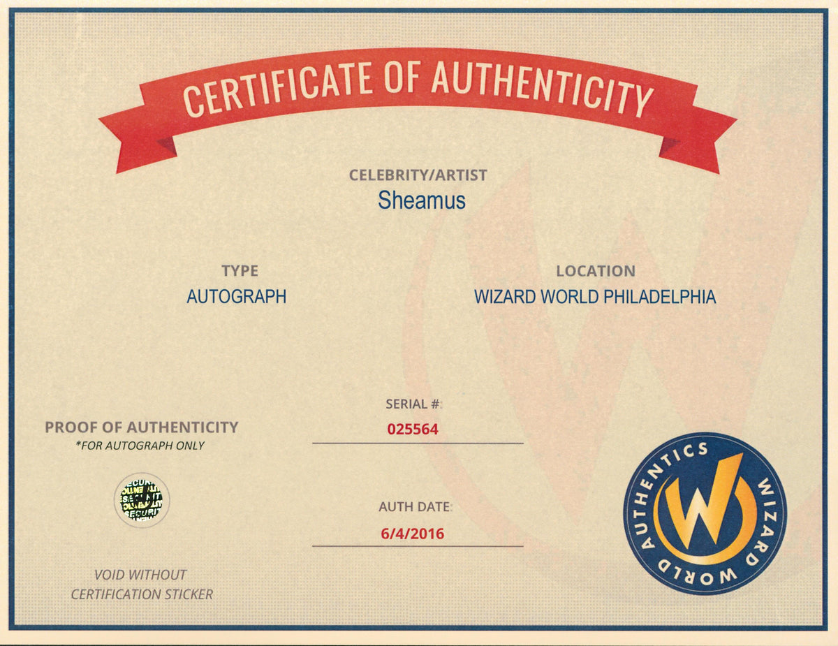 WWE Superstar Sheamus Authentic Signed 8x10 Photo Autographed Wizard World 3