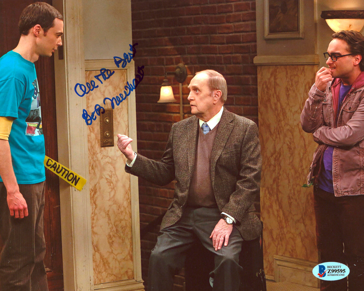Bob Newhart The Big Bang Theory "All The Best" Signed 8x10 Photo BAS #Z99595