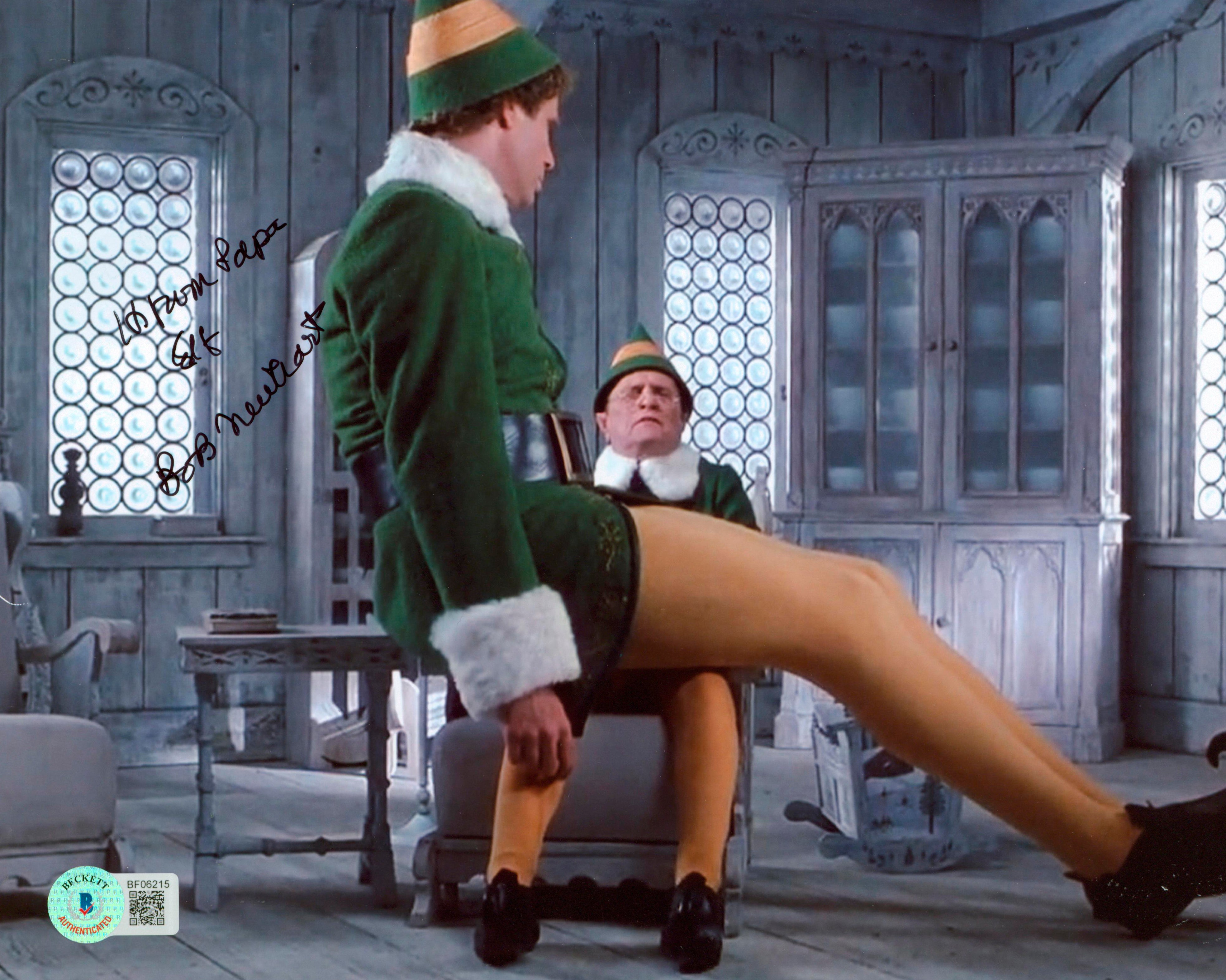 Bob Newhart Elf "Hi From Papa Elf" Authentic Signed 8x10 Photo BAS #BF06215