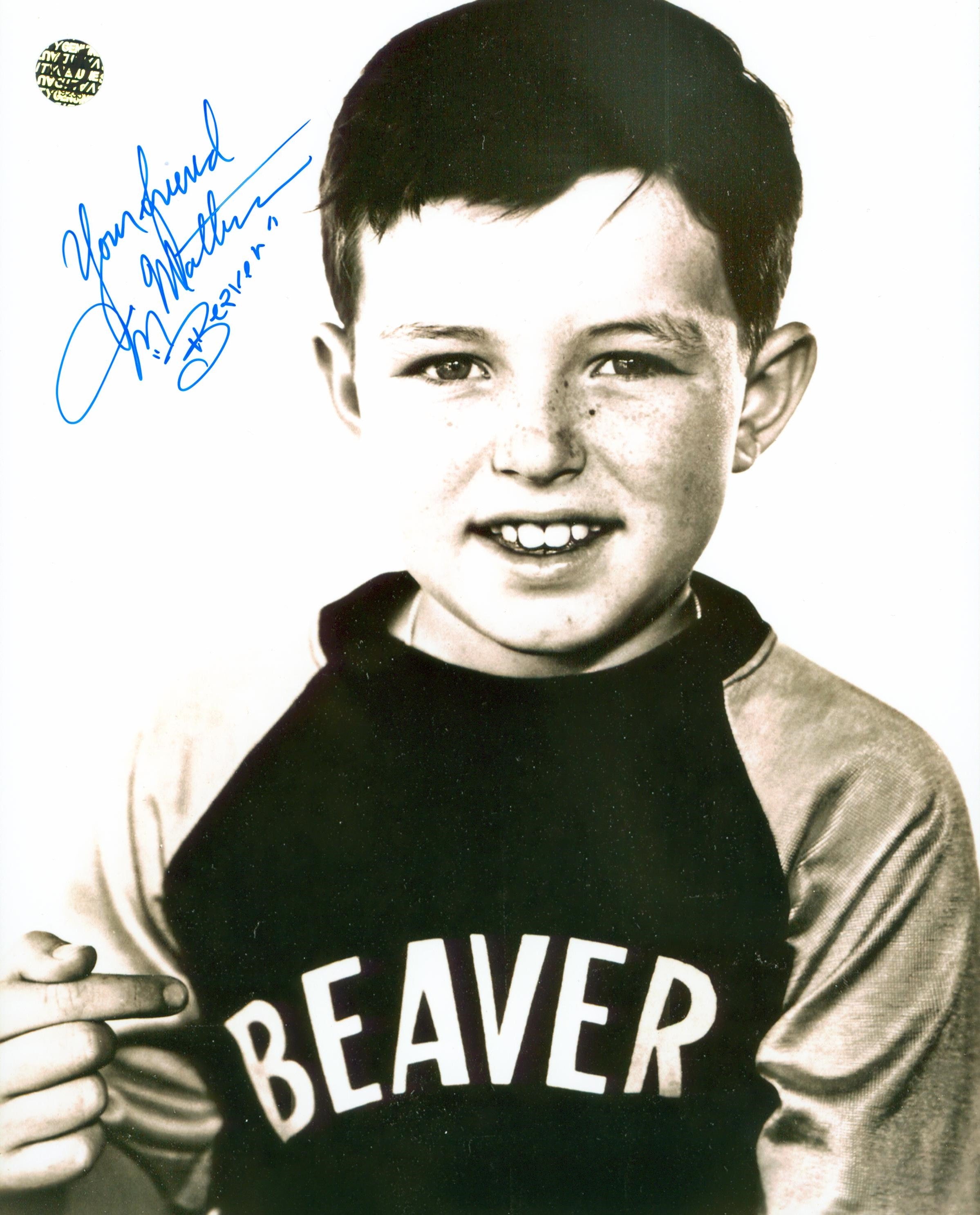 Jerry Mathers Leave It to Beaver Authentic Signed 8x10 Photo Wizard World