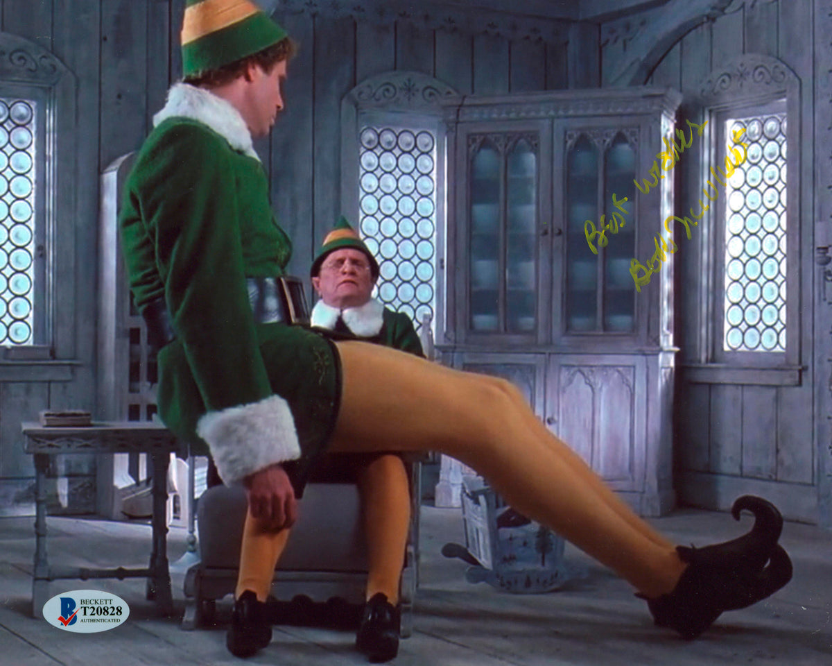 Bob Newhart Elf "Best Wishes" Authentic Signed 8x10 Photo BAS #T20828