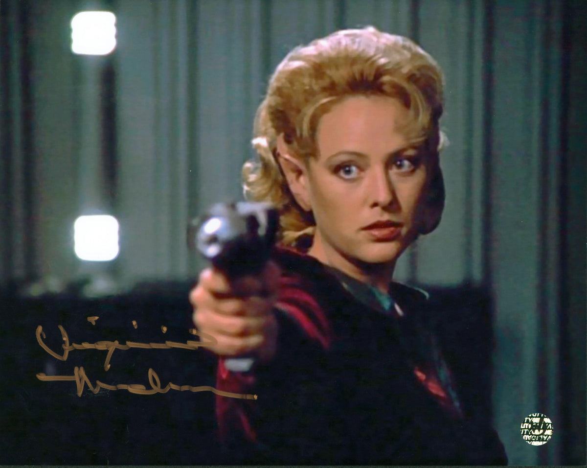 Virginia Madsen Star Trek Voyager Signed 8x10 Photo Wizard World #019330