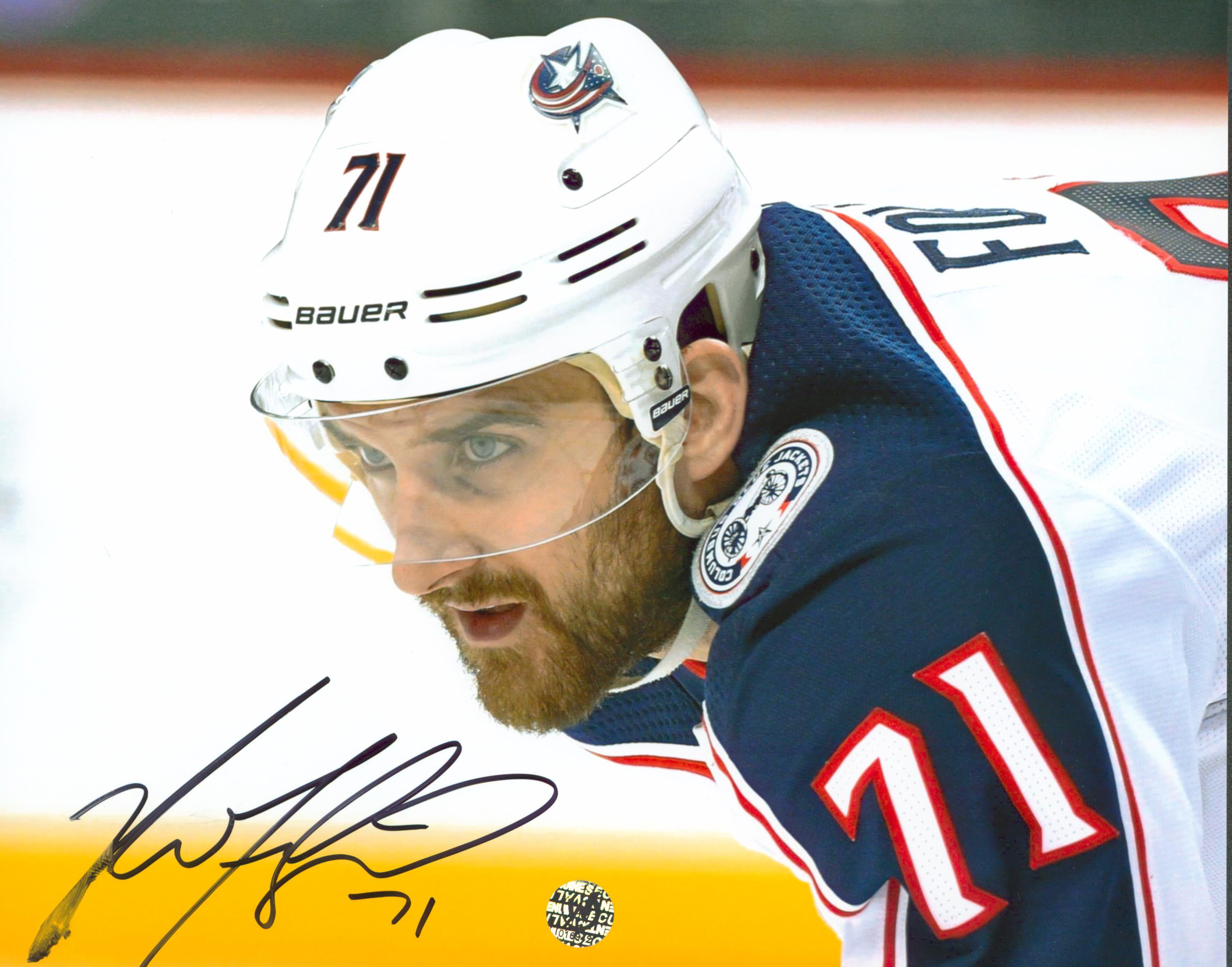 Blue Jackets Nick Foligno Authentic Signed 8x10 Photo Autographed Wizard World