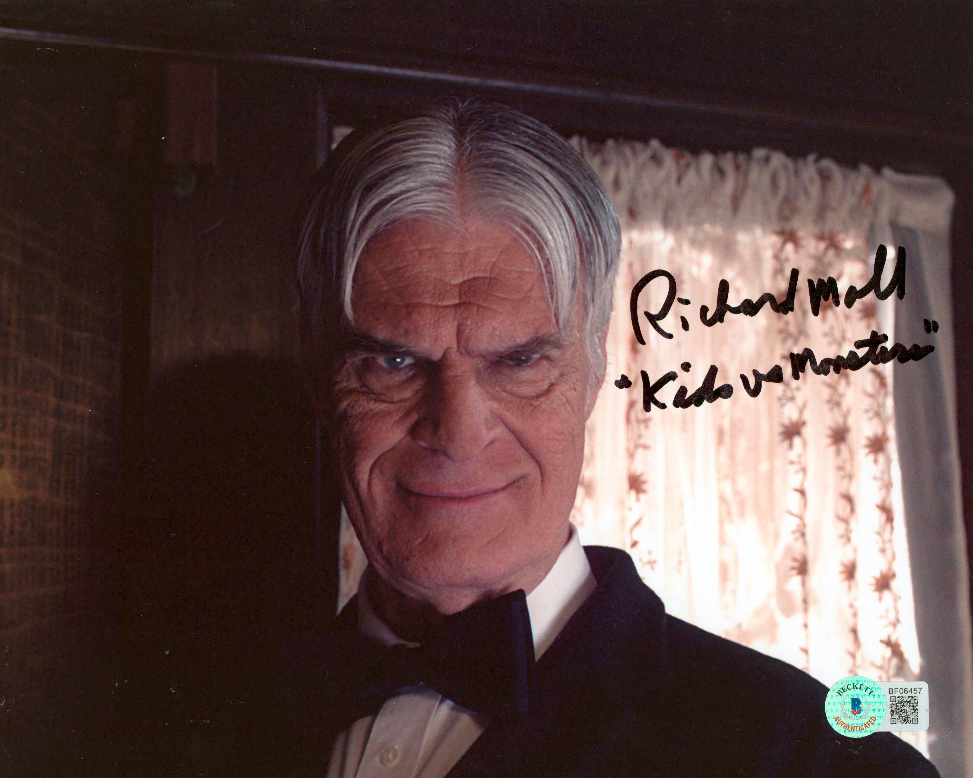 Richard Moll Kids Vs Monsters Authentic Signed 8x10 Photo BAS #BF06457