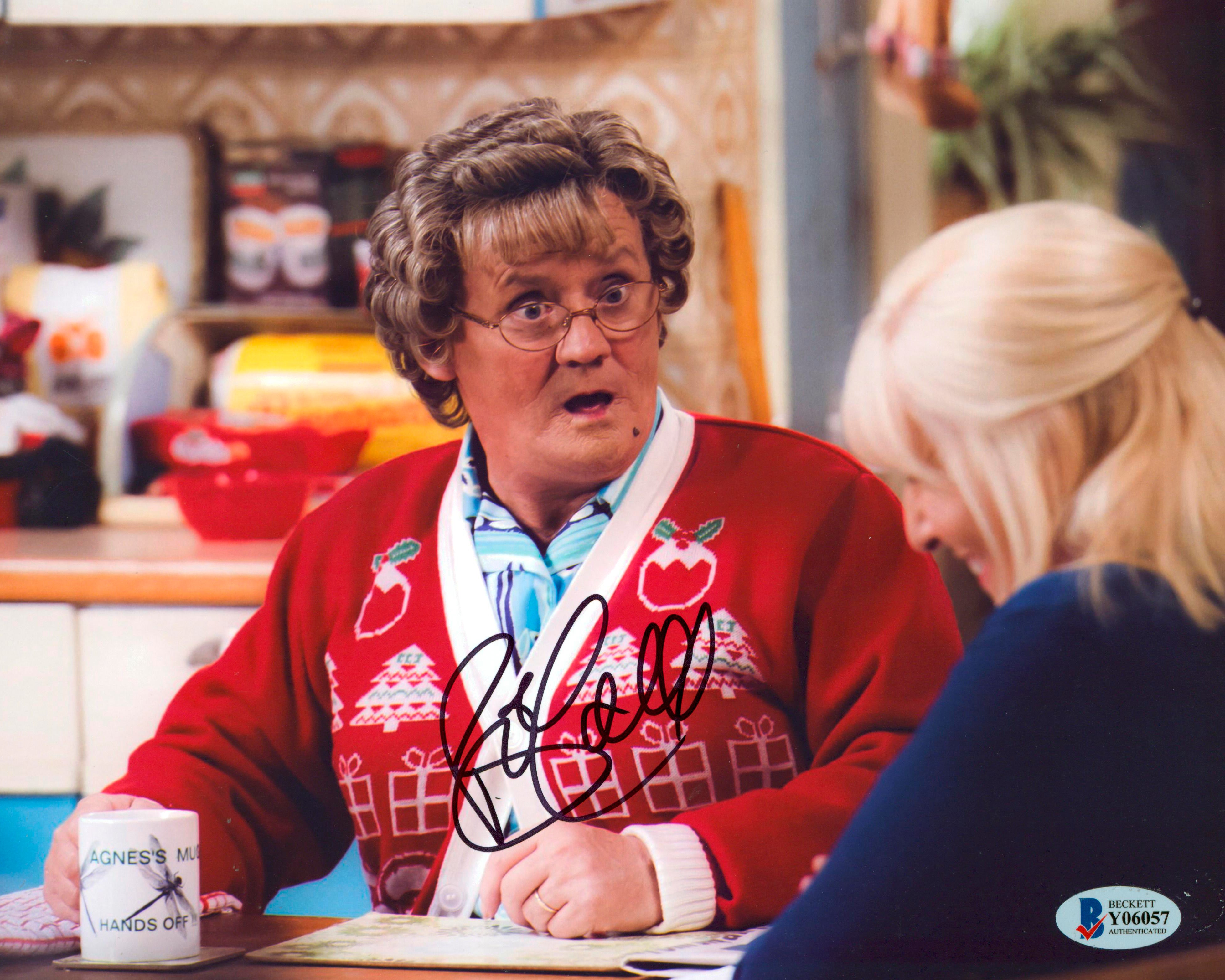Brendan O'Carroll Mrs. Brown's Boys Authentic Signed 8x10 Photo BAS #Y06057