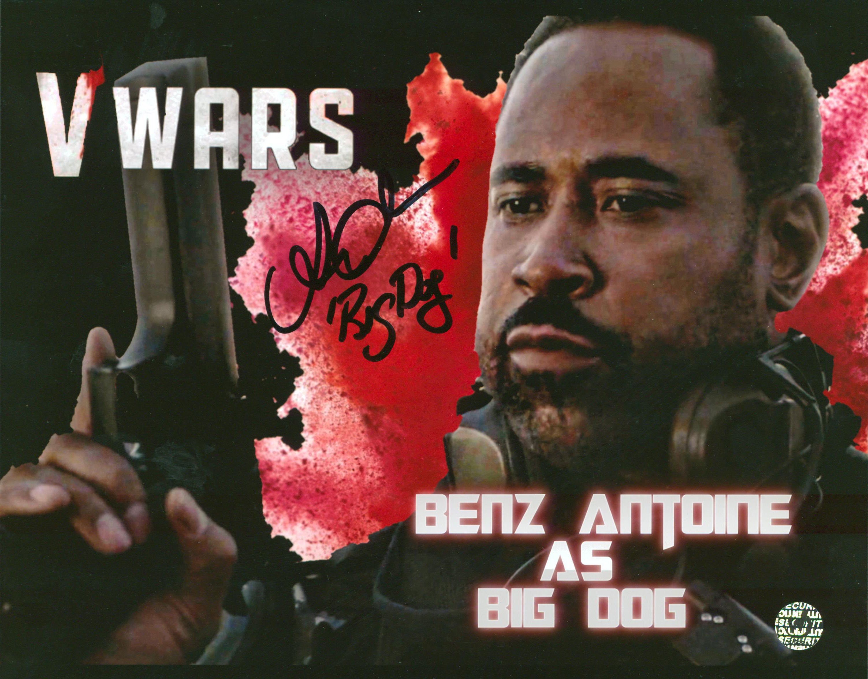 Benz Antoine V Watch "Big Dog" Authentic Signed 8x10 Photo Wizard World