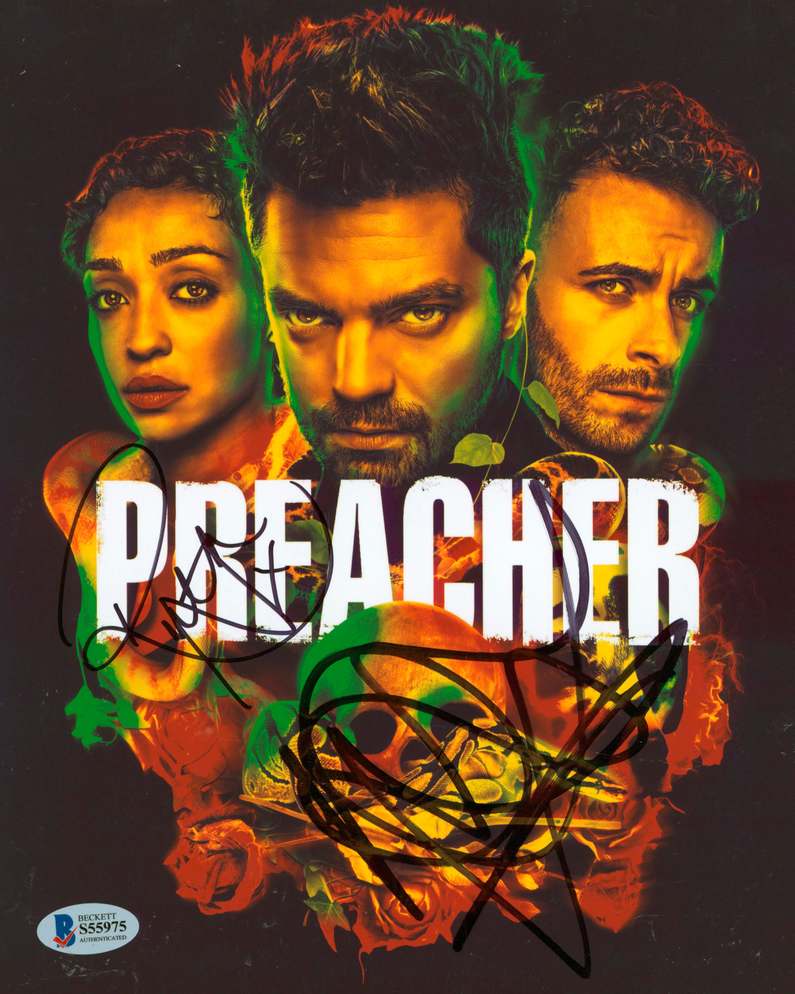 Dominic Cooper & Ruth Negga Preacher Authentic Signed 8x10 Photo BAS #S55975