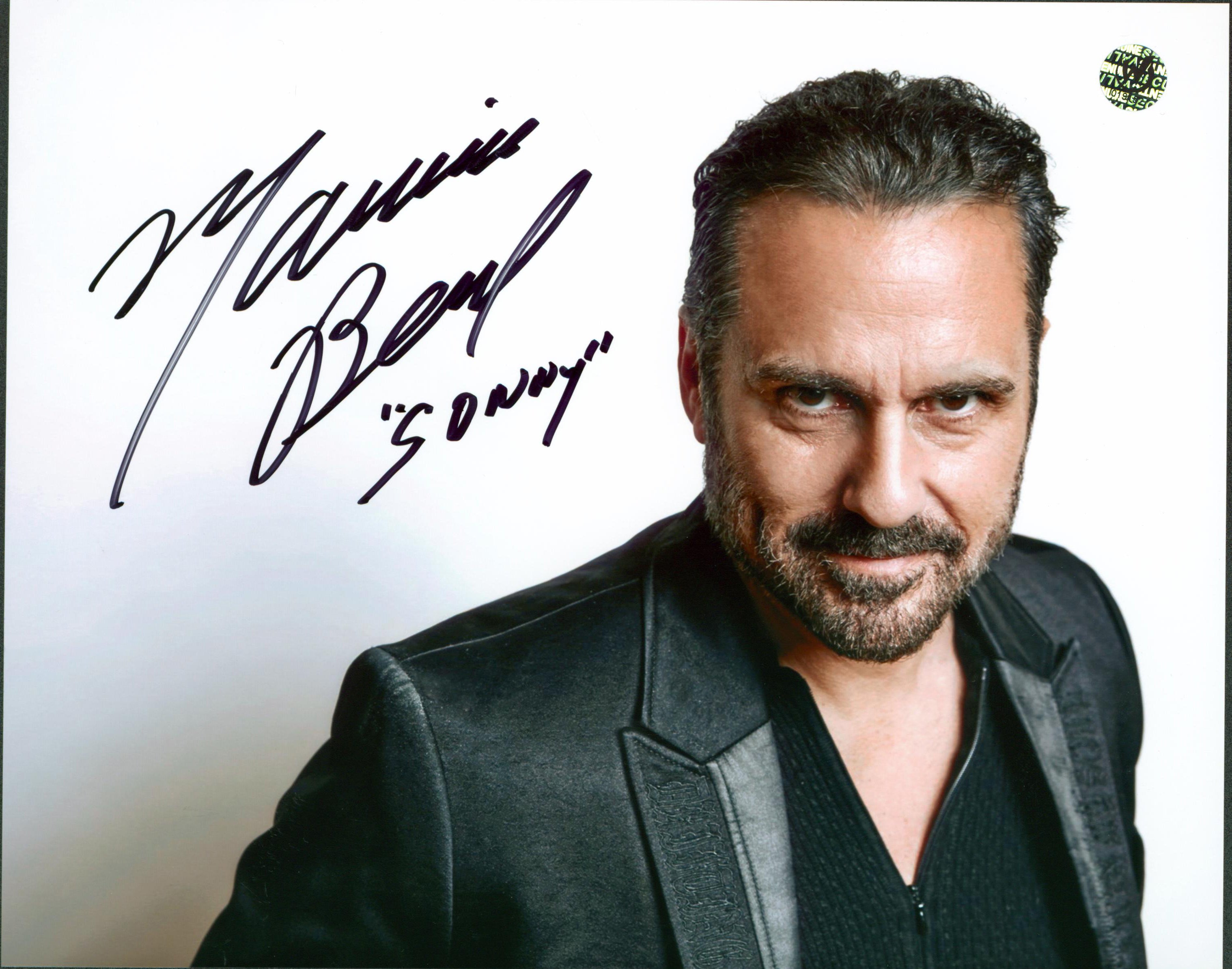 Maurice Benard General Hospital Sonny Authentic Signed 8x10 Photo Wizard World 2