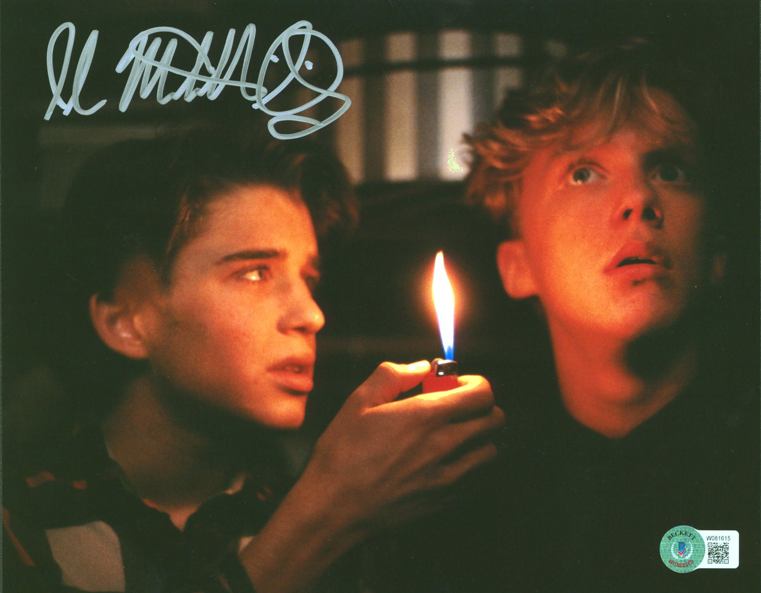 Ilan Mitchell-Smith Weird Science Signed 8x10 Horizontal Lighter Photo BAS Wit