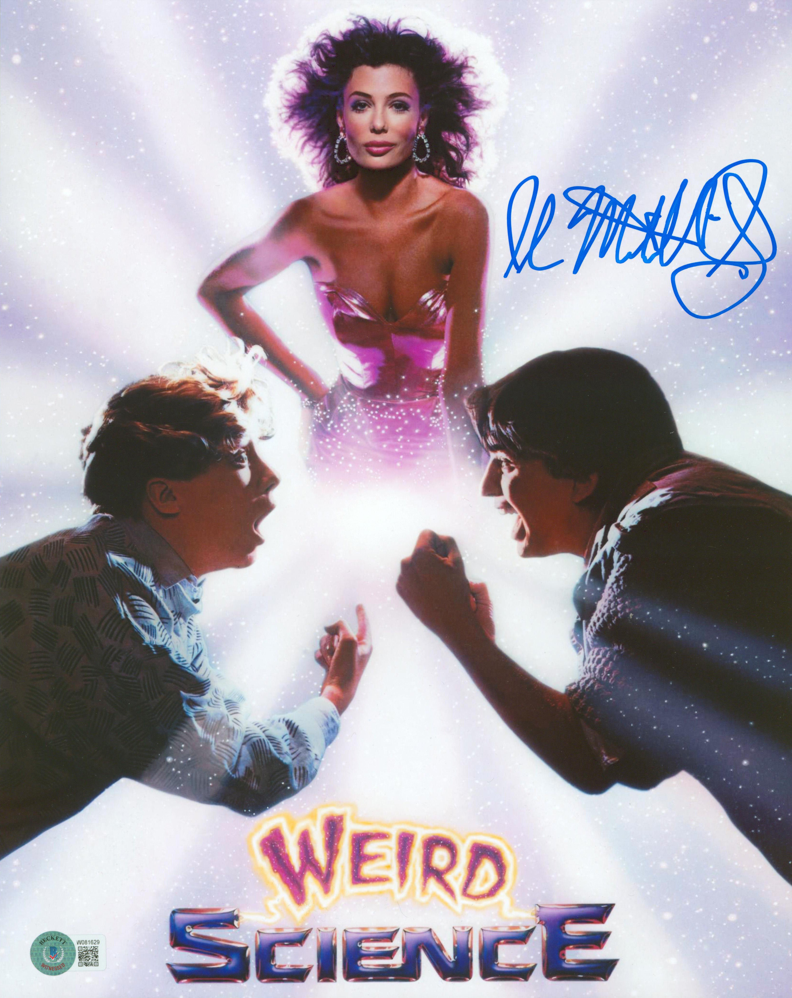 Ilan Mitchell-Smith Weird Science Signed 11x14 Vertical Photo BAS Witnessed 1