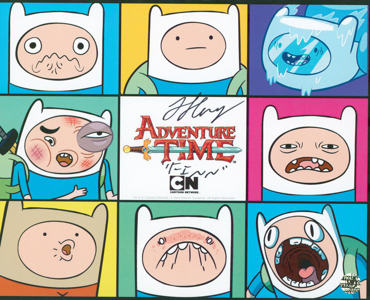 Jeremy Shada Adventure Time "Finn" Authentic Signed 8x10 Photo Wizard World 2