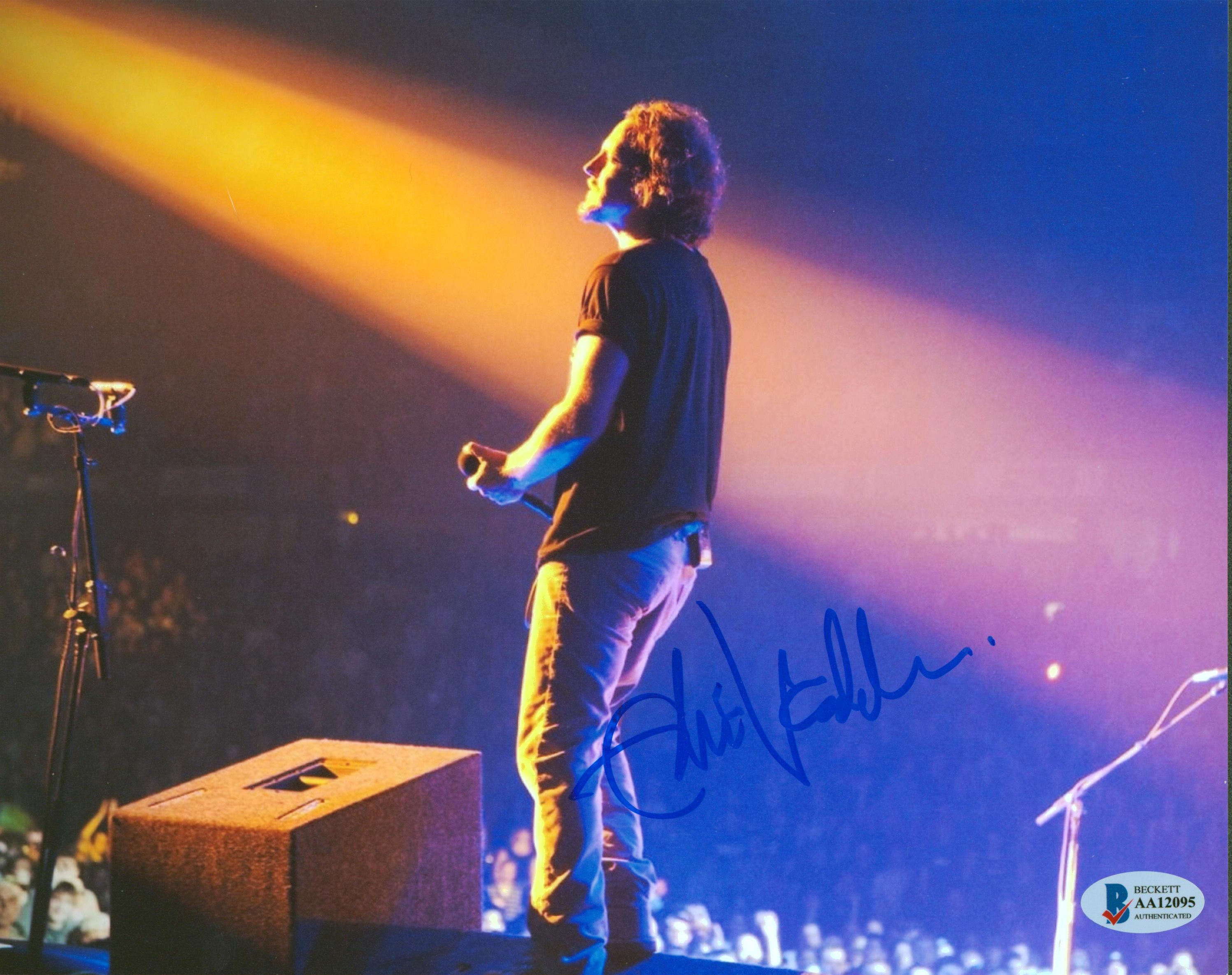 Eddie Vedder Pearl Jam Authentic Signed 8x10 Photo Autographed BAS #AA12095