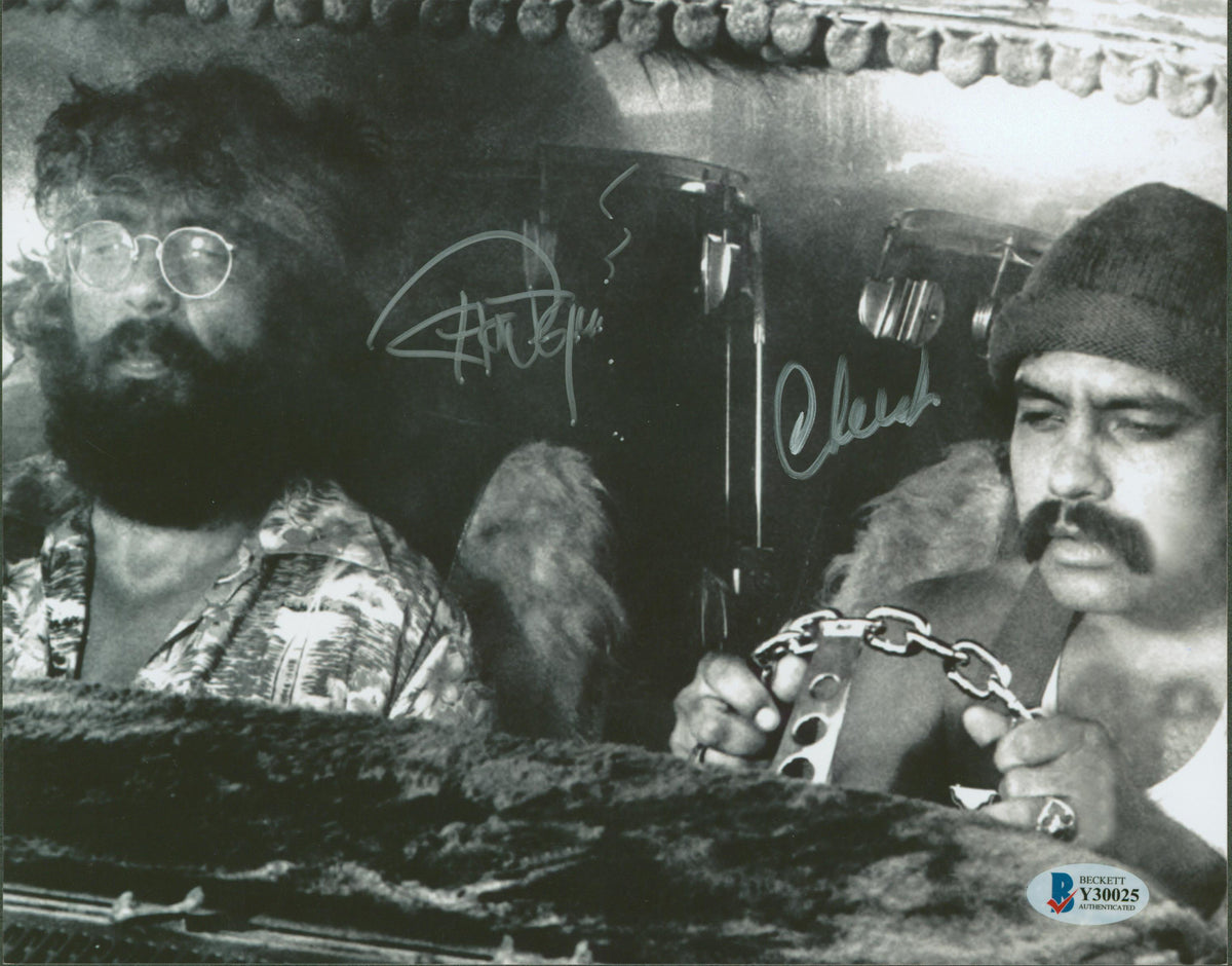 Cheech Marin & Tommy Chong Up in Smoke Authentic Signed 8x10 Photo BAS #Y30025
