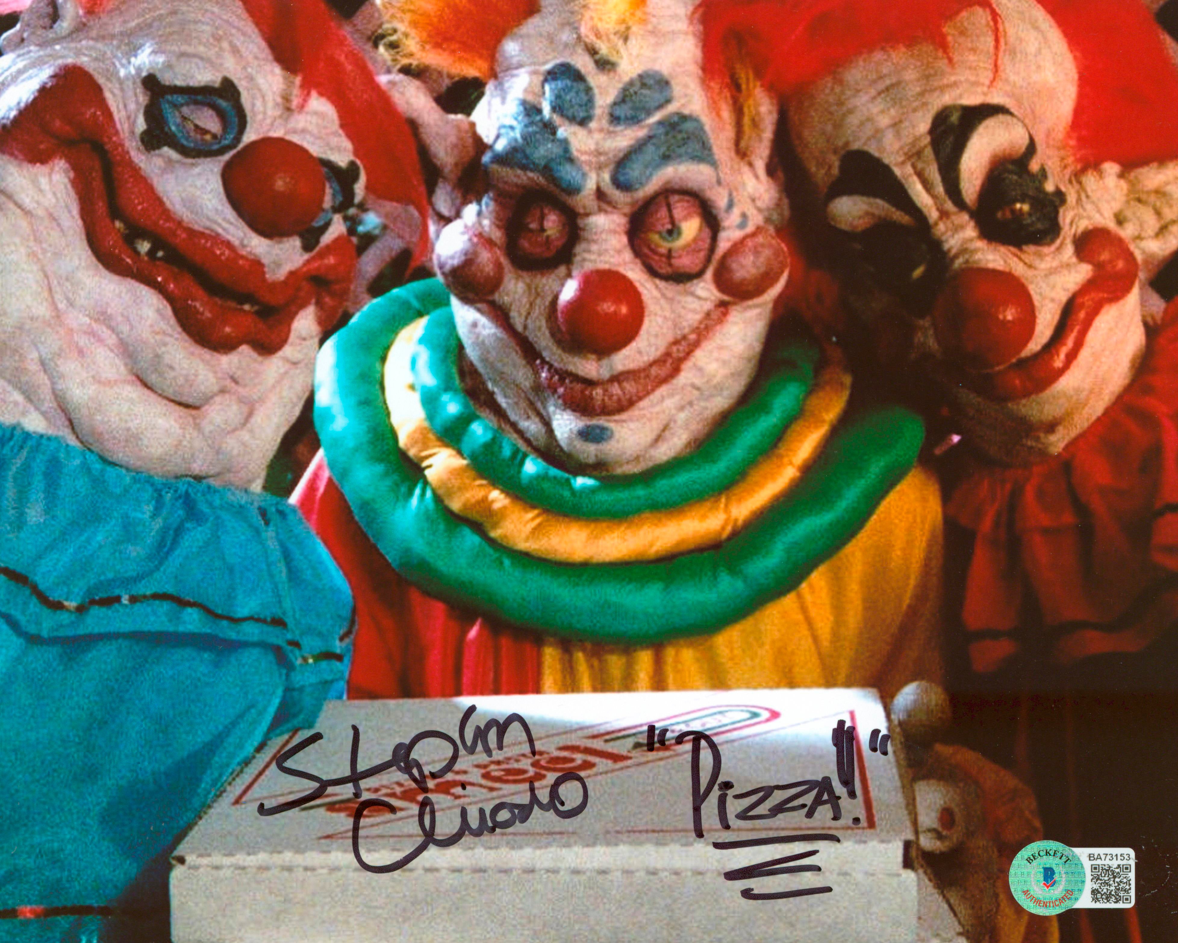 Stephen Chiodo Killer Klowns From Outer Space Signed 8x10 Photo BAS #BA73153