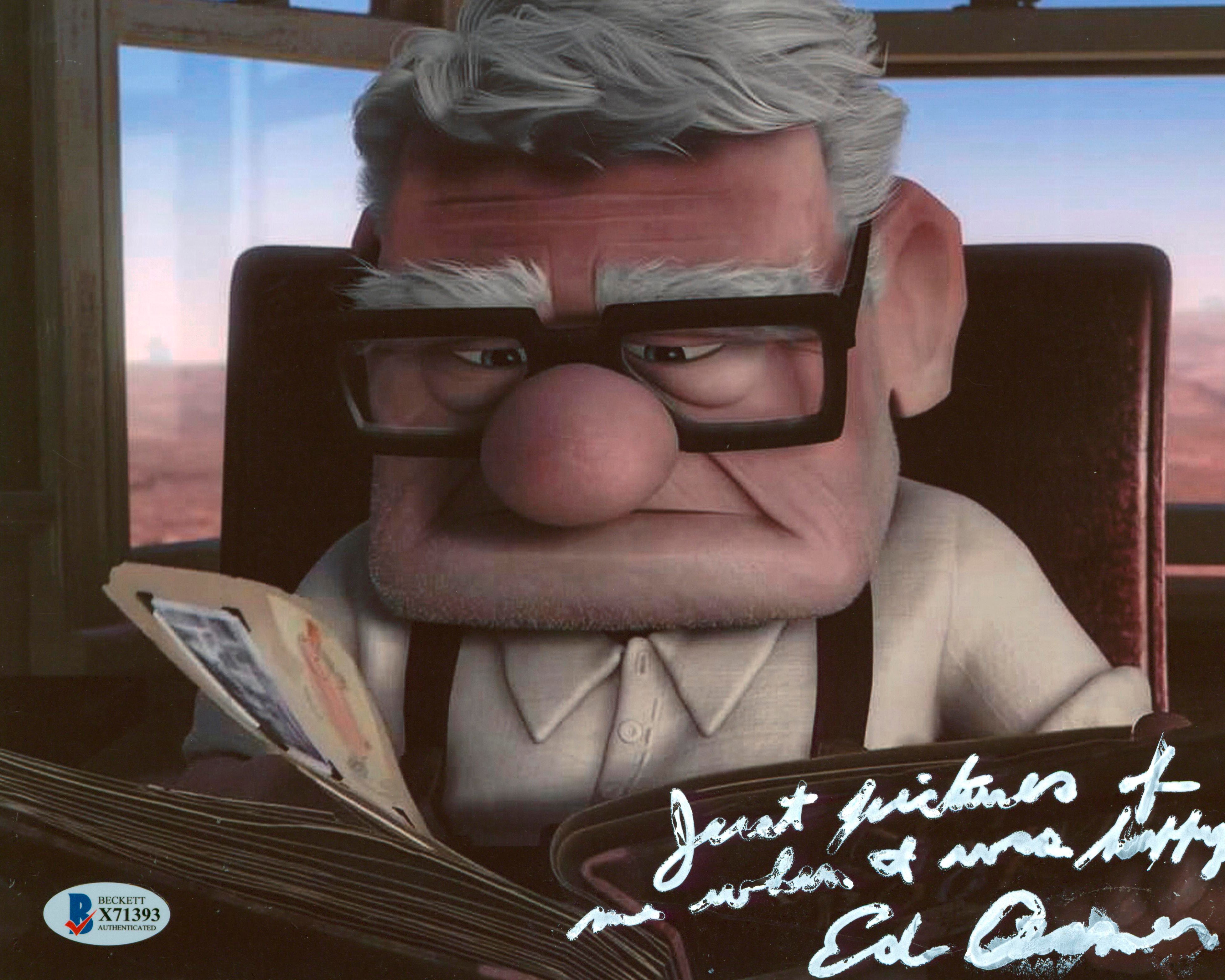 Ed Asner Up Authentic Signed 8x10 Photo Autographed BAS #X71393