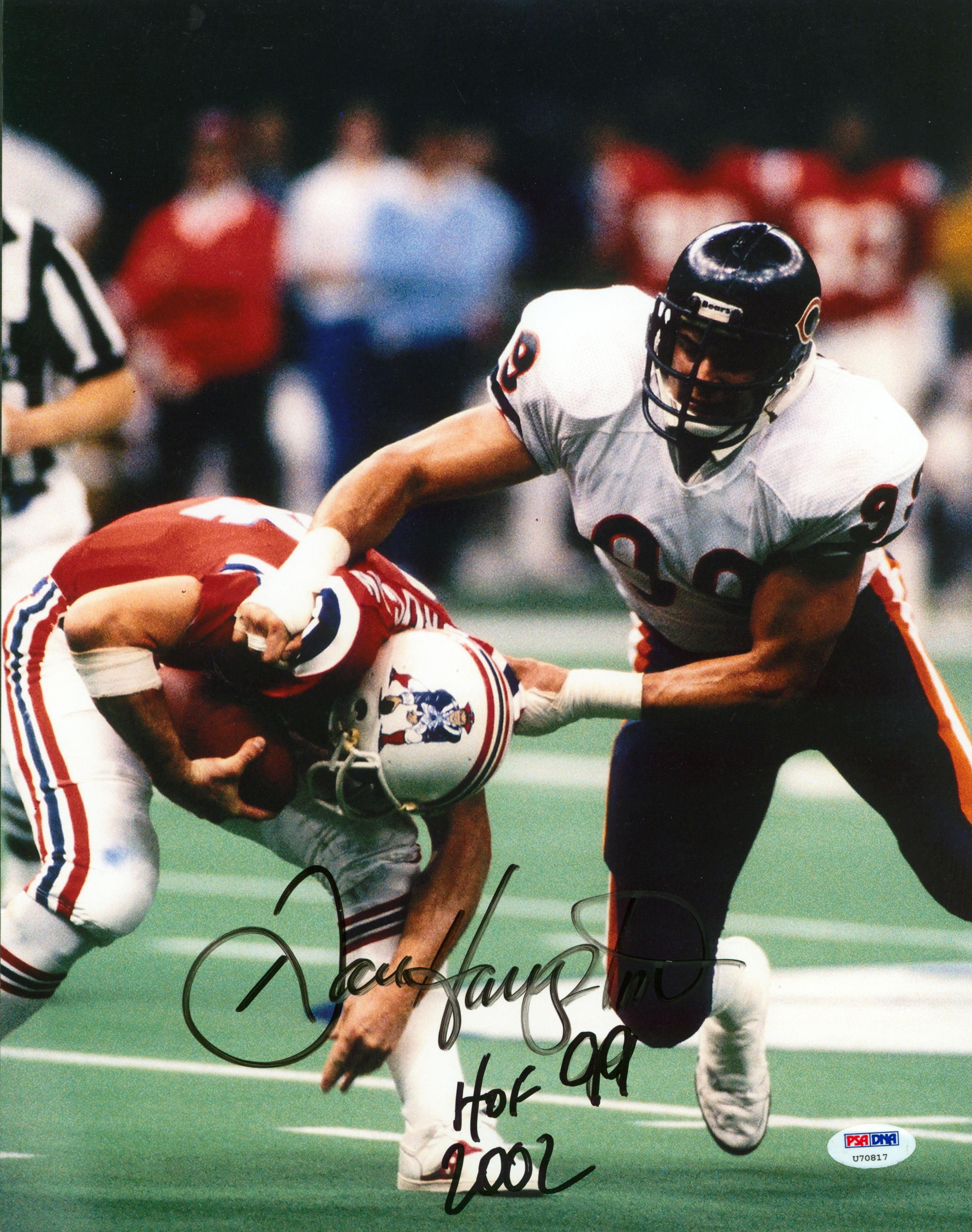 Bears Dan Hampton "HOF 2002" Authentic Signed 11x14 Photo PSA/DNA #U70817