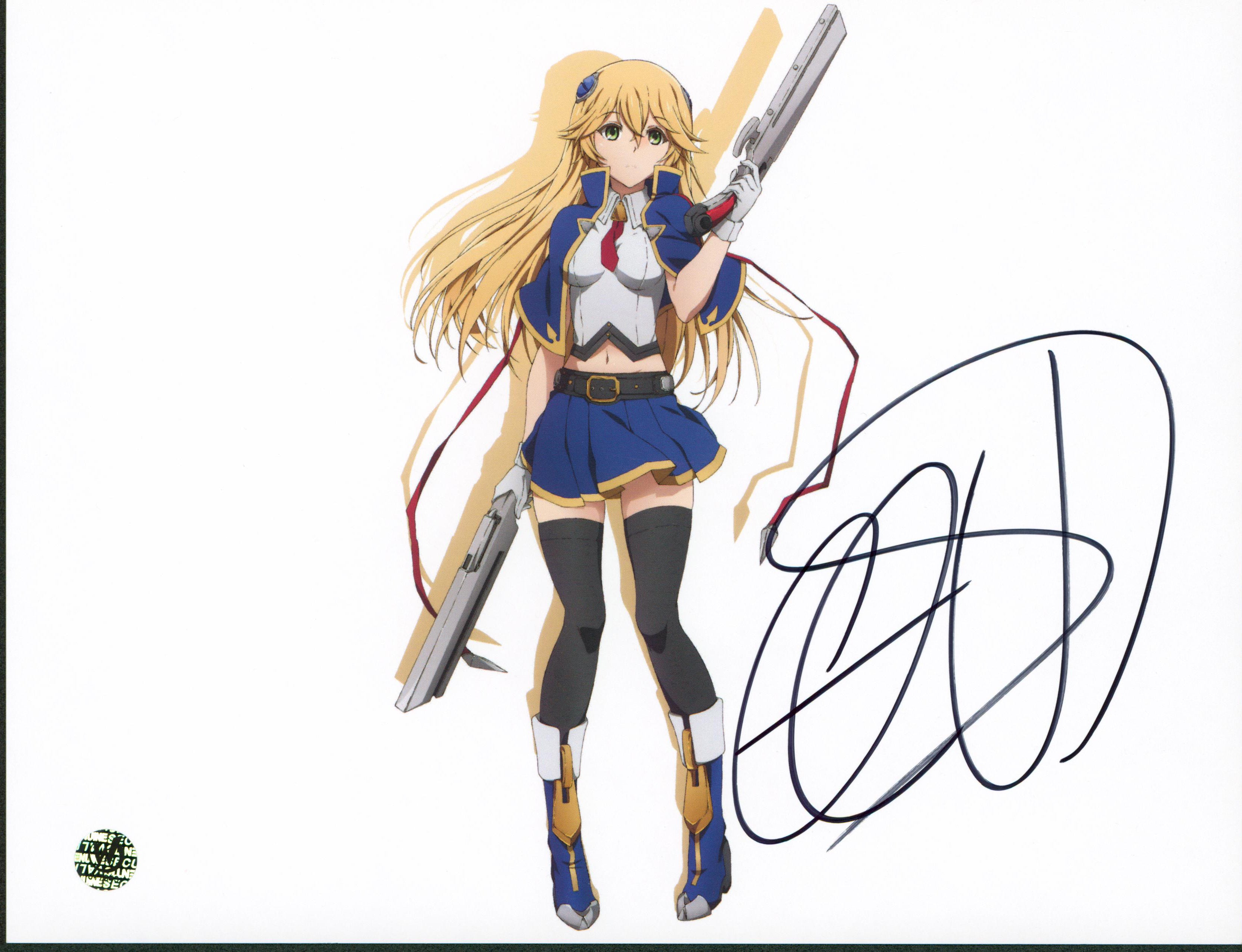 Cristina Vee BlazBlue Authentic Signed 8.5x11 Photo Wizard World #017343