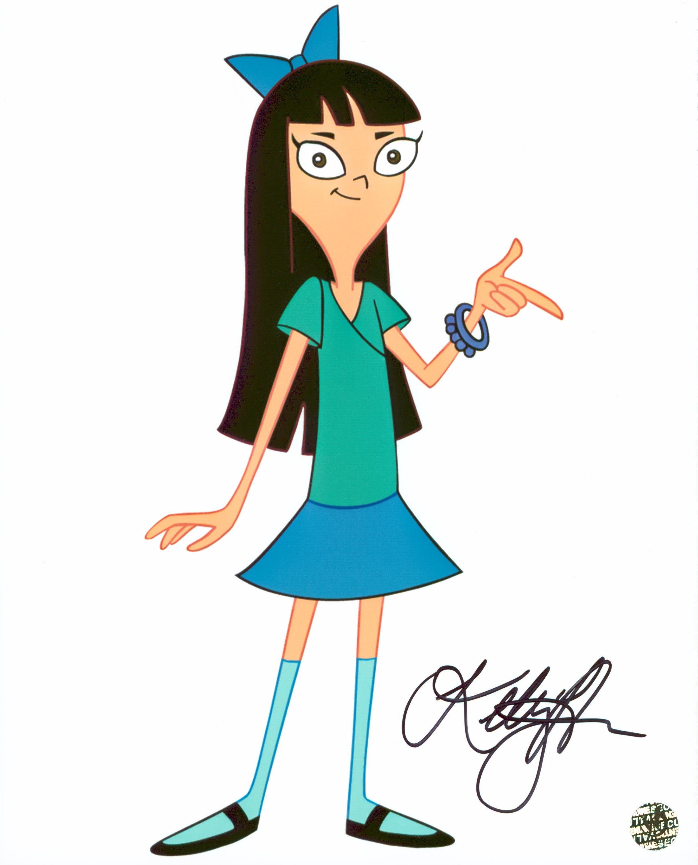 Kelly Hu Phineas and Ferb Authentic Signed 8x10 Photo Autographed Wizard World 2