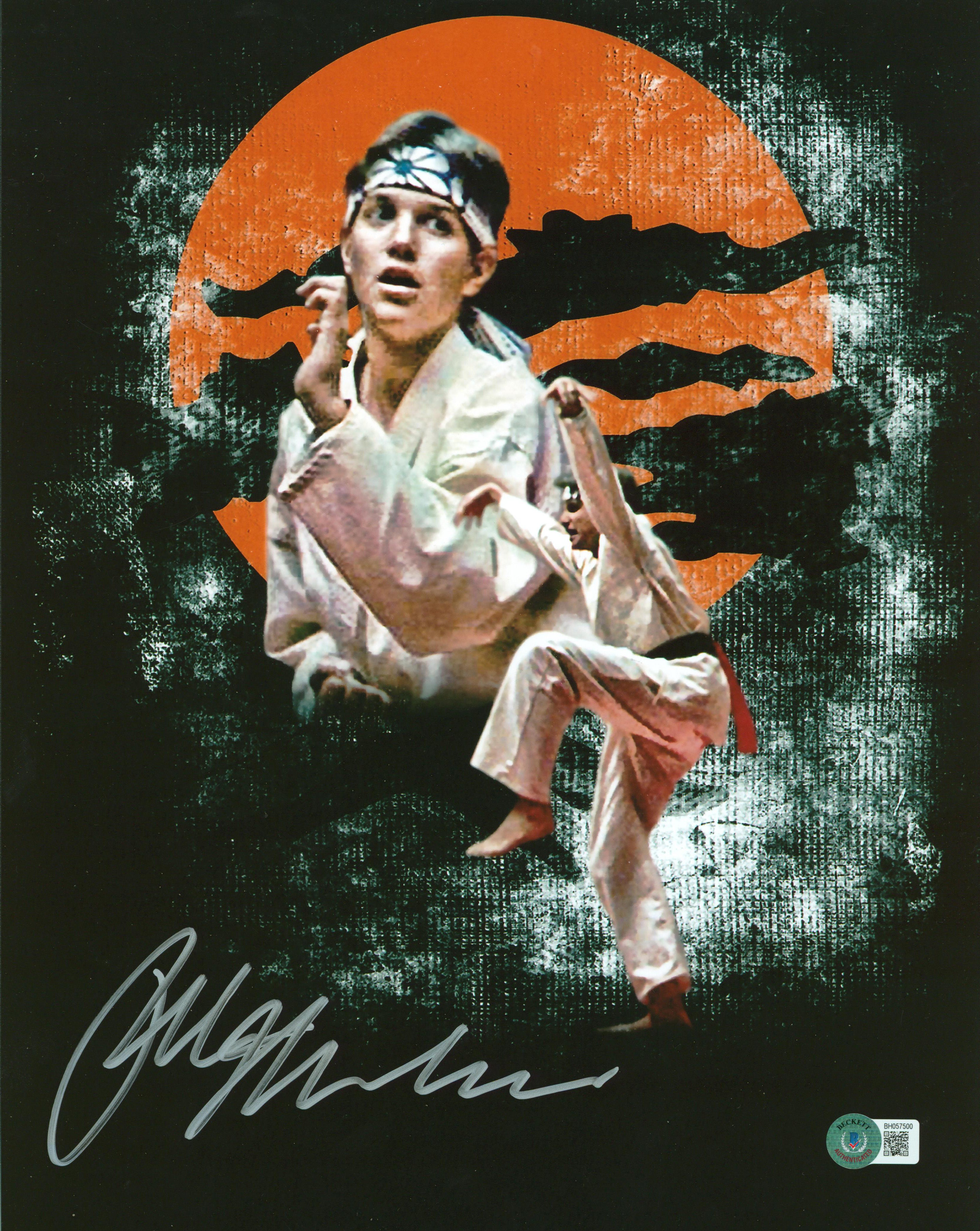 Ralph Macchio Cobra Kai Authentic Signed 11x14 Vertical Photo Autographed BAS 1
